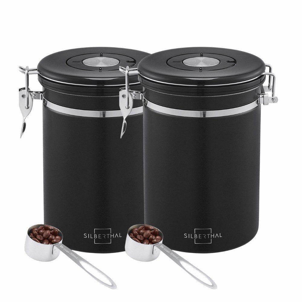 SILBERTHAL Kaffeedose 500g luftdicht, (2-tlg)