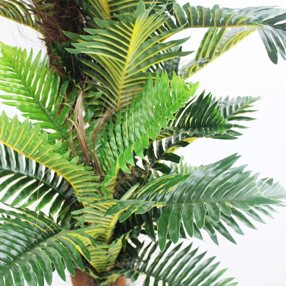 Kunstpalme Palmenbaum Kokos Palme Kunstpflanze Künstliche Pflanze Echtholz 180 cm Kokospalme, Decovego, Höhe 180 cm – Bild 3 von 5