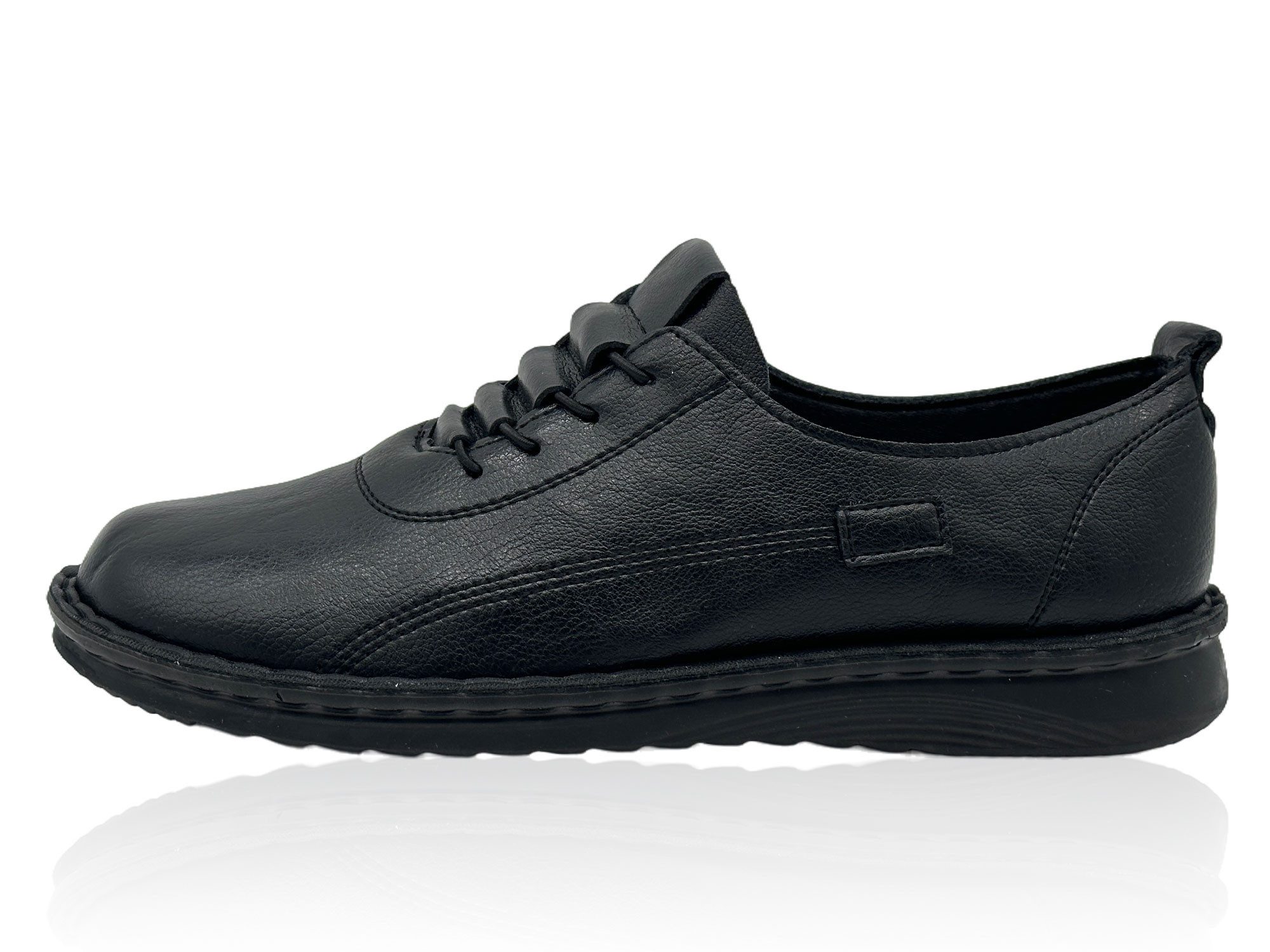 Nowaland Damen bequeme Schnürschuhe mit besonders weichem Tragegefühl Mokassin Besonders weiches Obermaterial und flexible Laufsohle