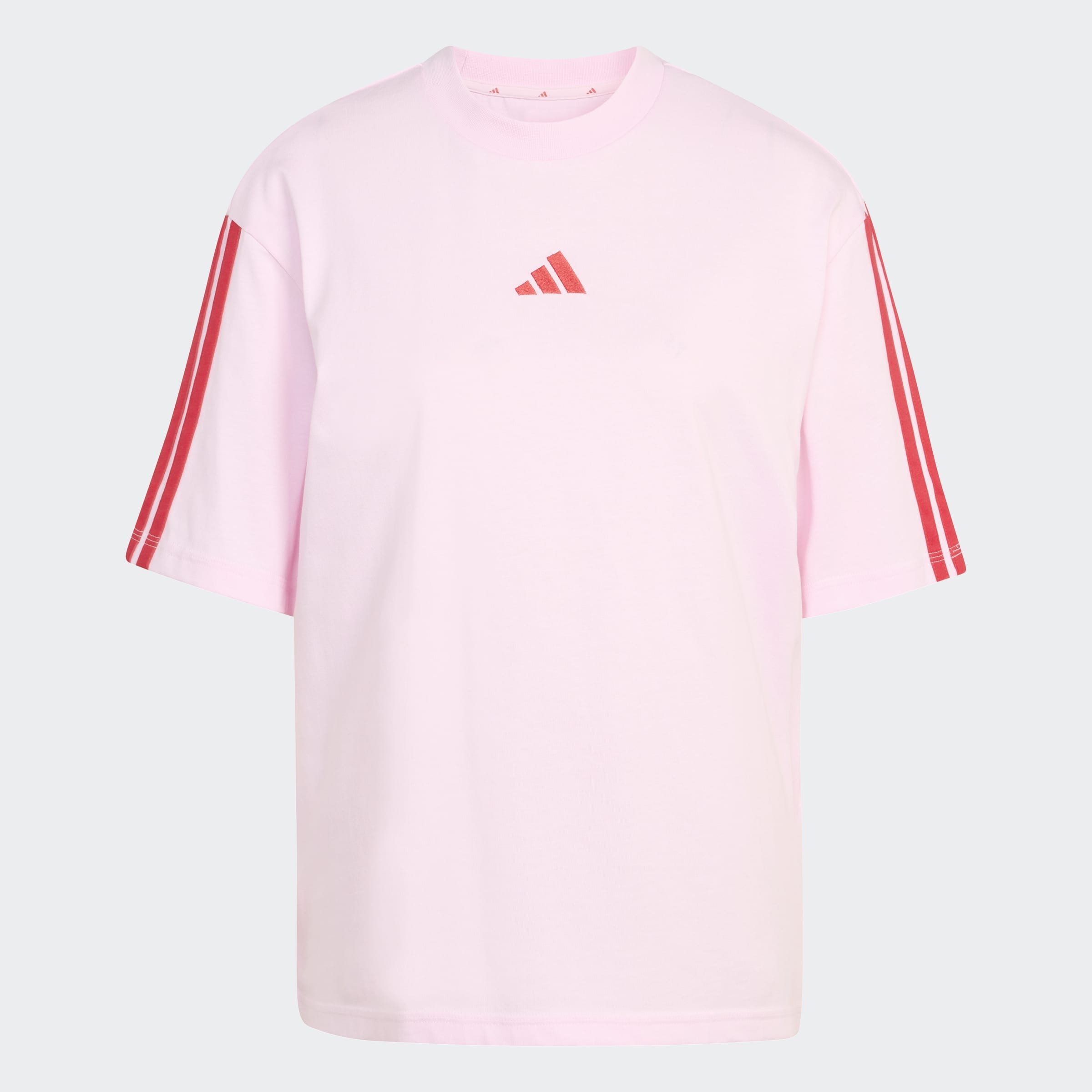 adidas Sportswear T-Shirt W 3S SJ BF T Kurzarmdesign, mit Rundhalsausschnitt, gerader Abschluss