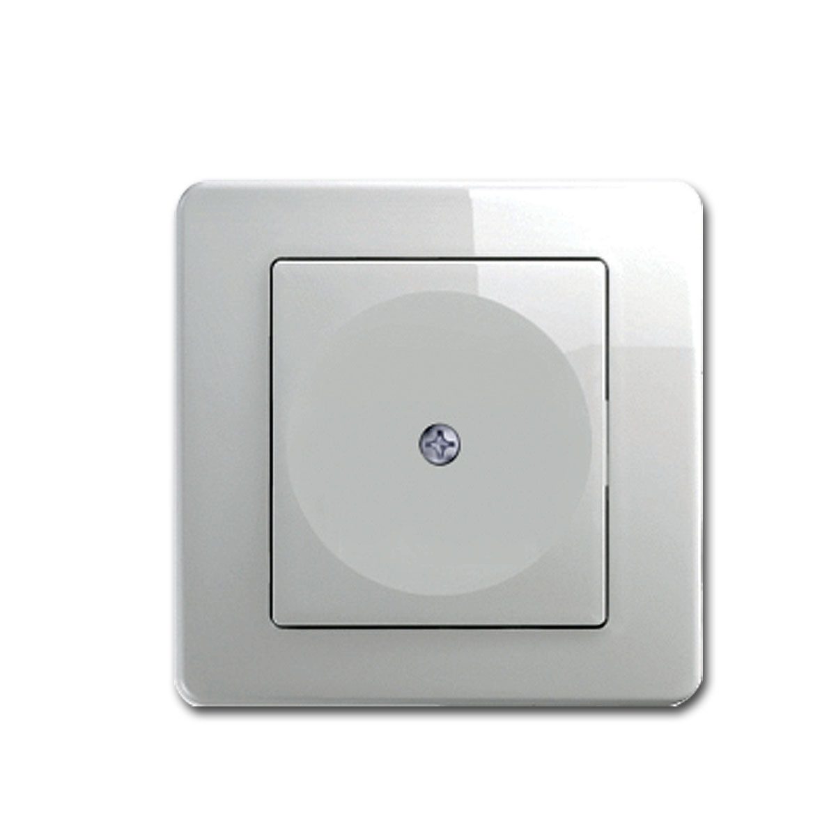 TEM Rahmen EKONOMIK Blende, weiß, UP, Blinddose, Abdeckung