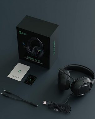 Black Shark Gaming-Headset (Präzises räumliches Klangerlebnis, Gaming Headset für PC, PS4, PS5, Xbox, Switch, Gaming Kopfhörer)