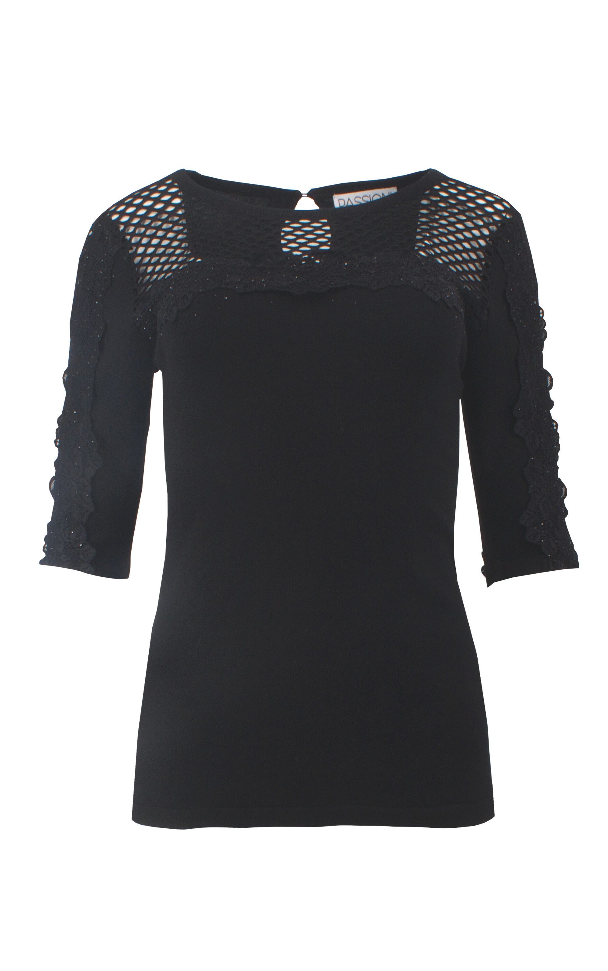 Passioni Sweater mit Spitzendetails günstig online kaufen