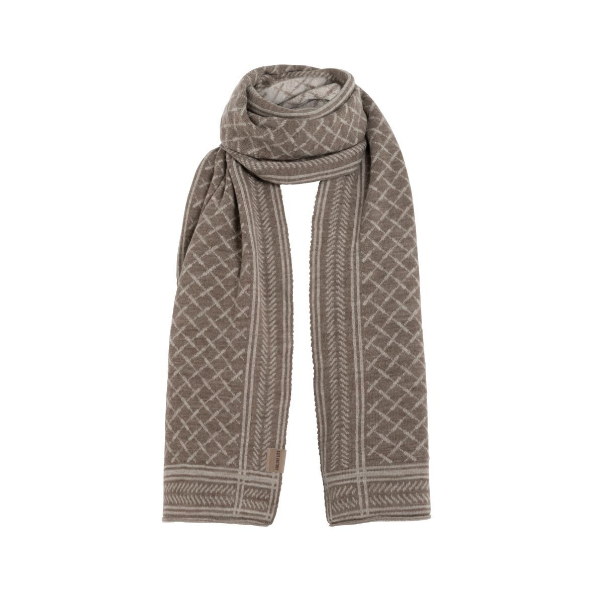 Strickschal Dusk Schal Marron/Iced Clay