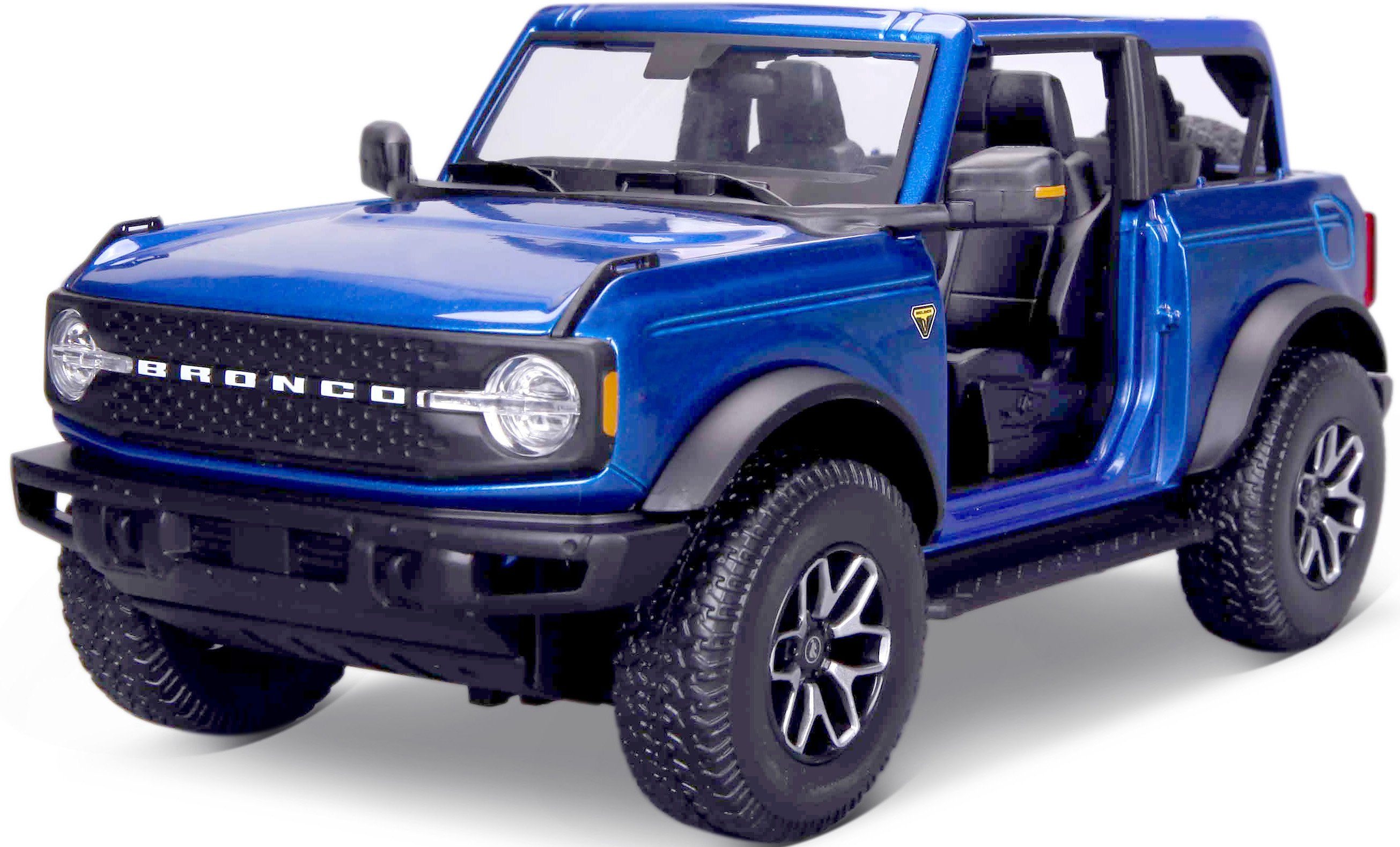 Maisto® Sammlerauto Ford Bronco ´21, no doors Badlands, Maßstab 1:18