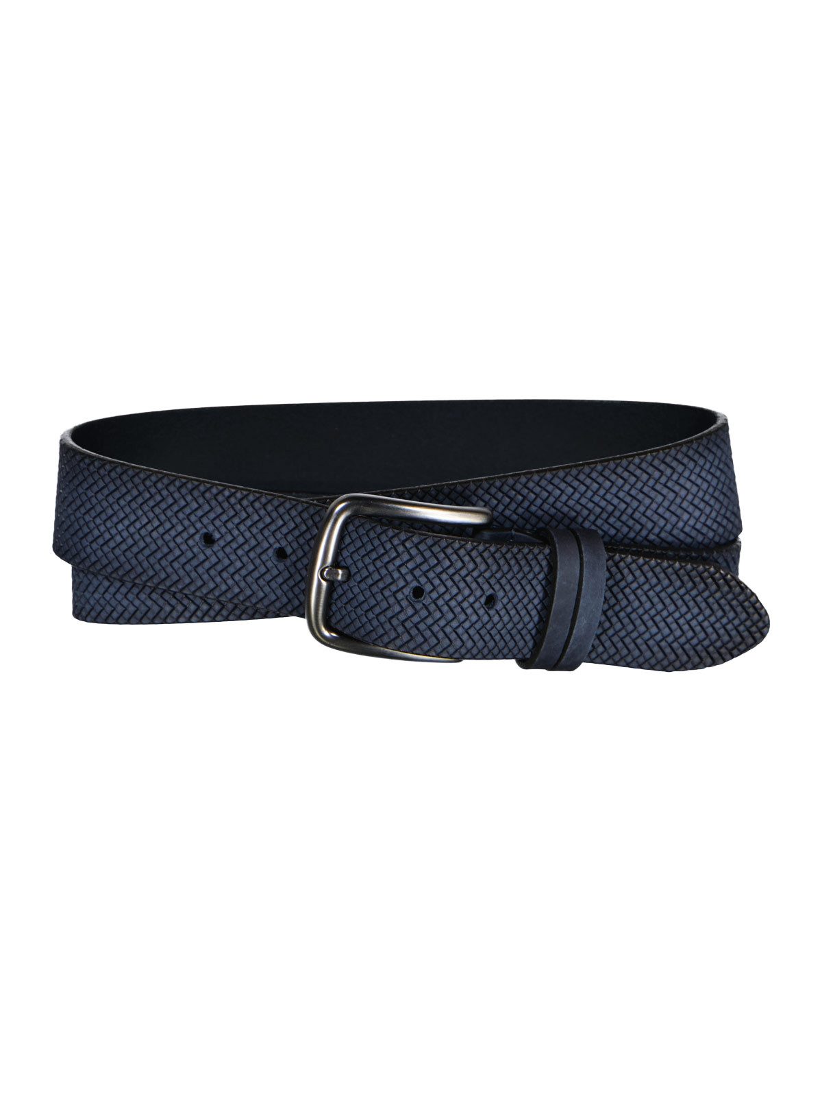 Engbers Ledergürtel Herren Ledergürtel, Mittelblau