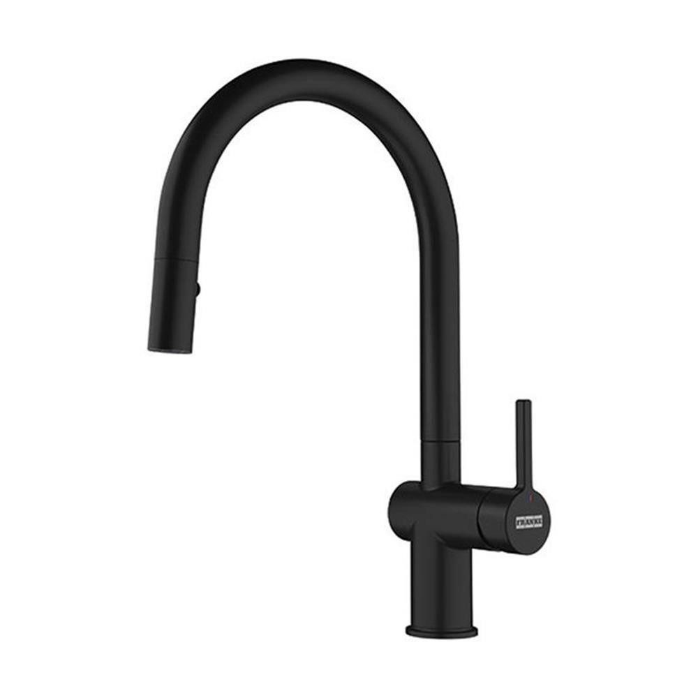 FRANKE Küchenarmatur Active J mit Zugauslauf / 2 Strahlarten, Black Matt