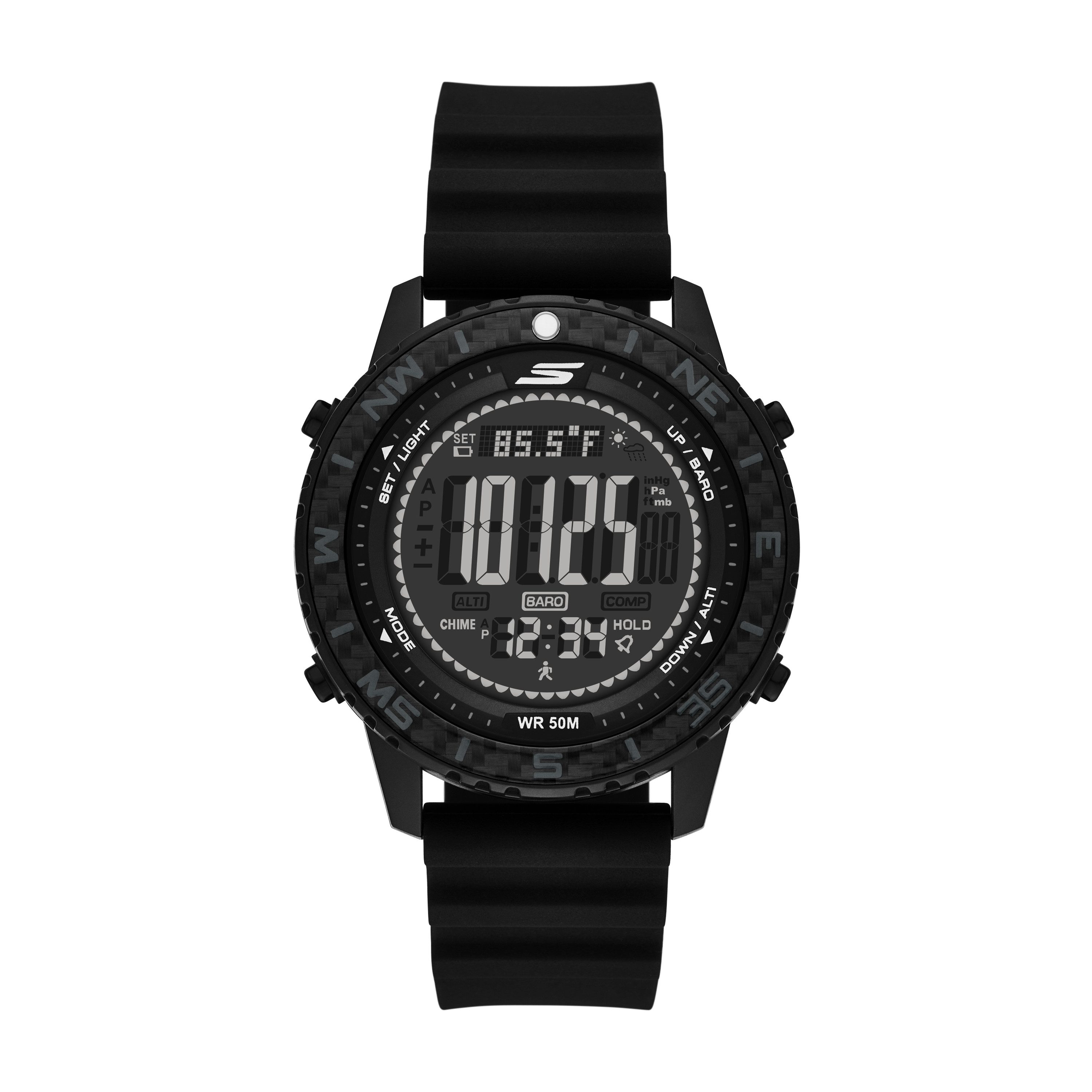Skechers Chronograph Adventure Sport SRP001, Quarzuhr, Armbanduhr, Herrenuhr, Silikonarmband, digital, Tag