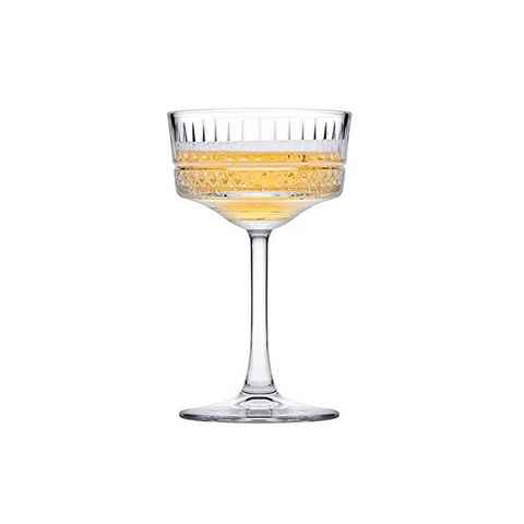 Pasabahce Gläser-Set Elysia, Glas, Set von Sektgläsern aus Kristallglas für stilvolle Champagnermomente