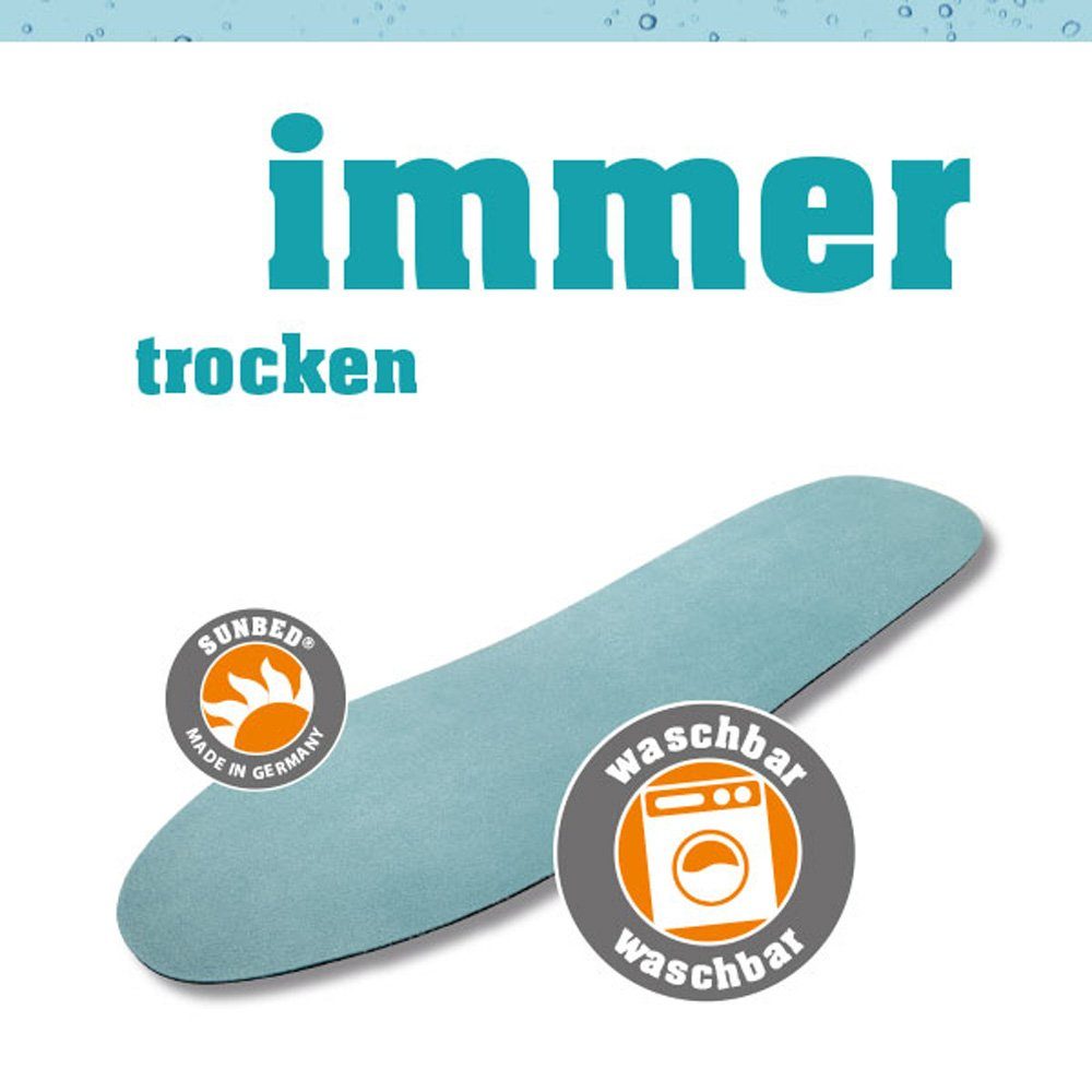Sunbed Einlegesohlen Wash & Go - Die waschechte Einlegesohle