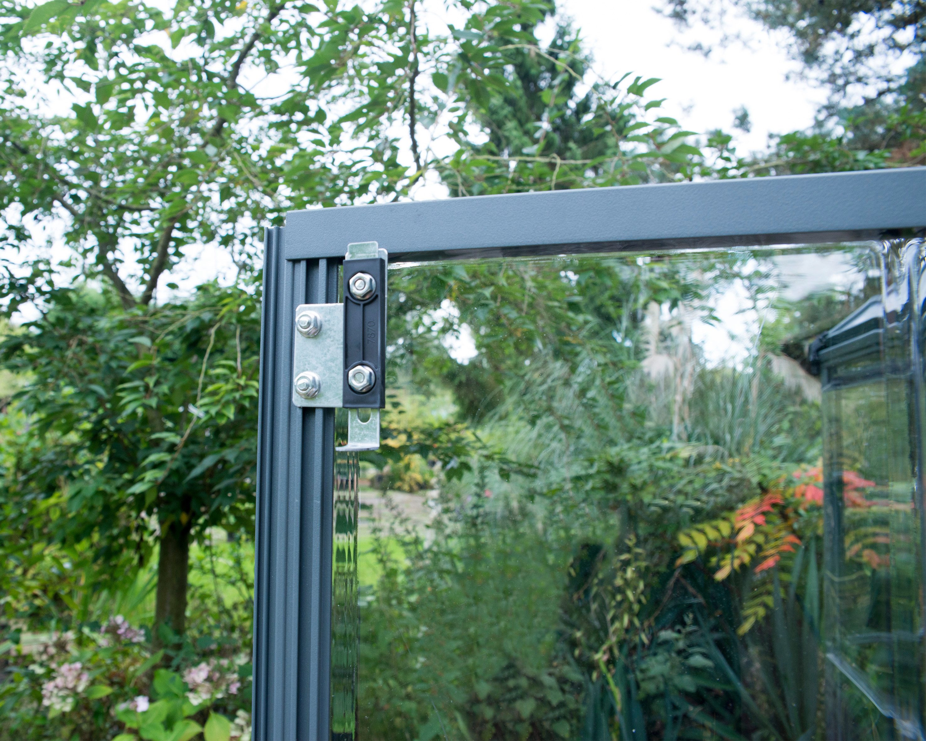 Palram - Canopia Gewächshaus Oasis Hexagon, BxTxH: 316 x 363 x 289 cm, BxLxH: 58 x 190 x 289 cm, 0,7 mm Wandstärke, lebenslang widerstandsfähige Wandpaneele