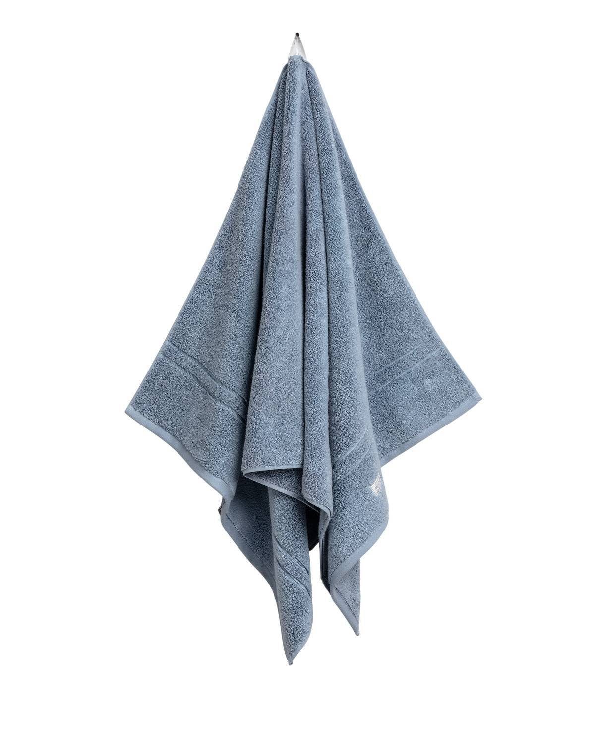 Frottier Gant - Organic Hellblau Towel Duschtuch, Duschtücher Frottee, Premium