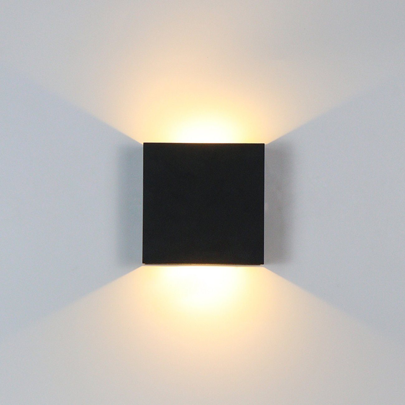 LETGOSPT Wandleuchte 6W/12W LED Wandlampe Innen, günstig online kaufen