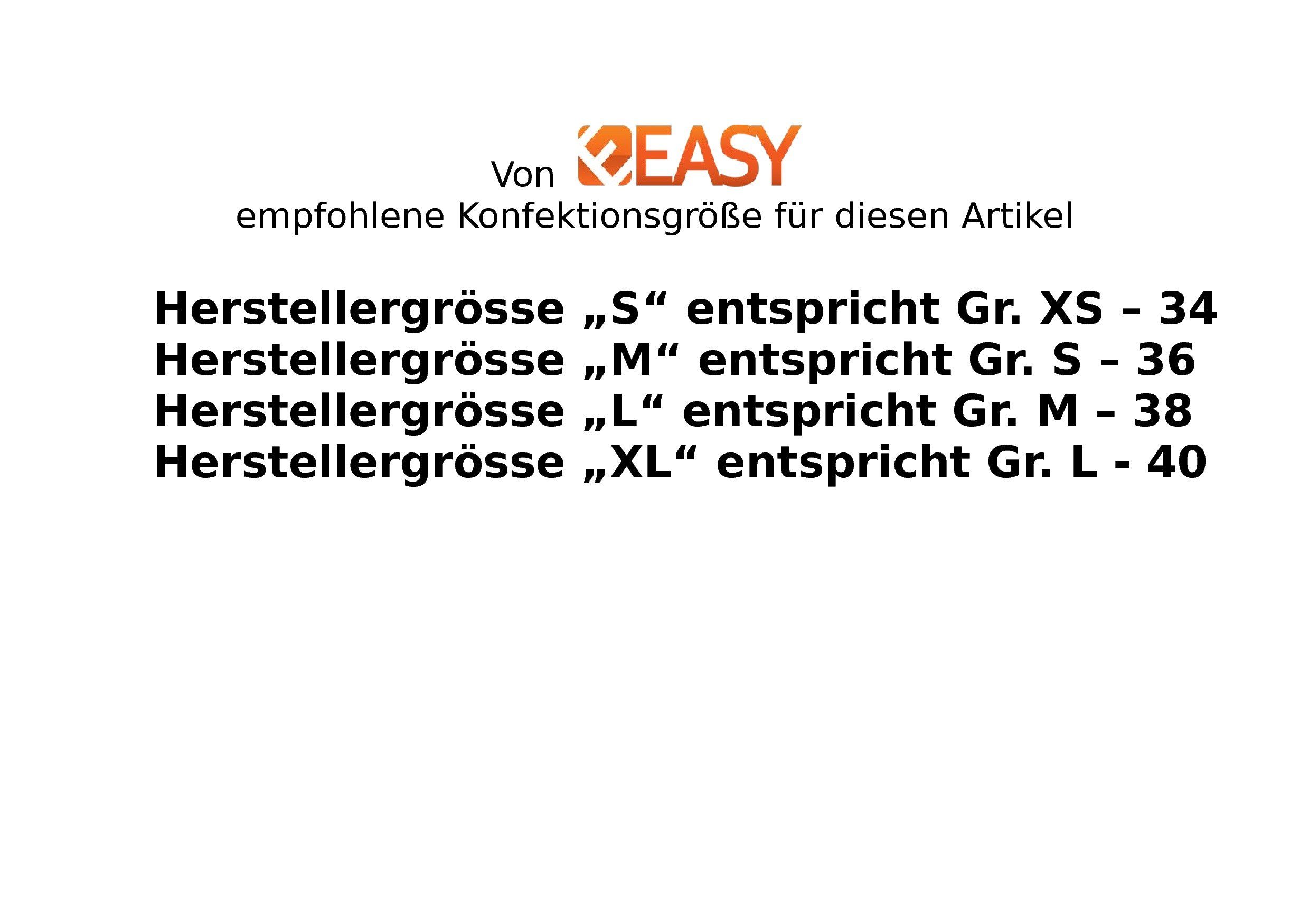 Easy Young Fashion Bleistiftrock Bleistift Twill-Sweatrock 5186 mit elastischem Taillenbund