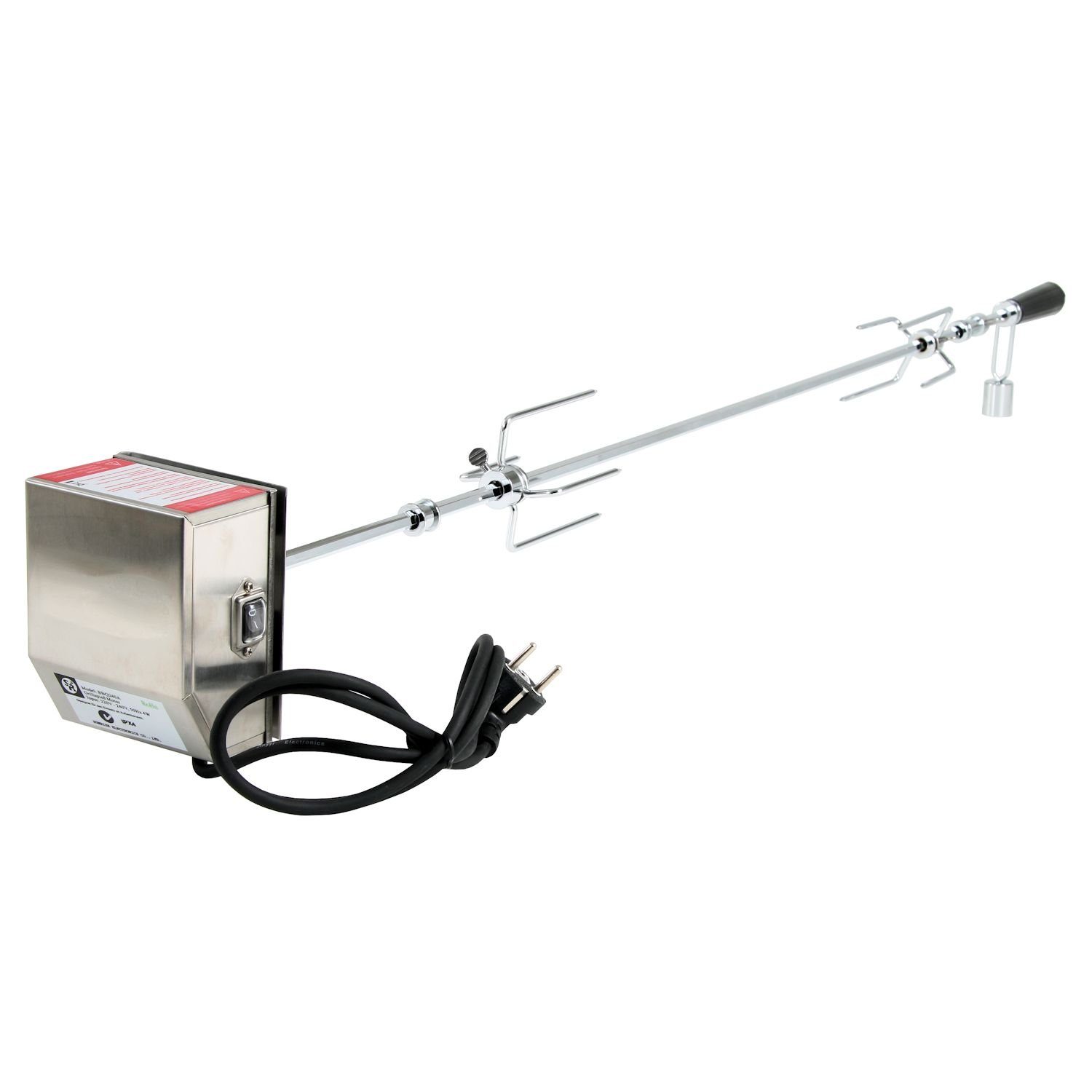 BBQ-Toro Grillspieß Grill- und Spießset (120 cm) für Ihren Grillwagen, Smoker und mehr