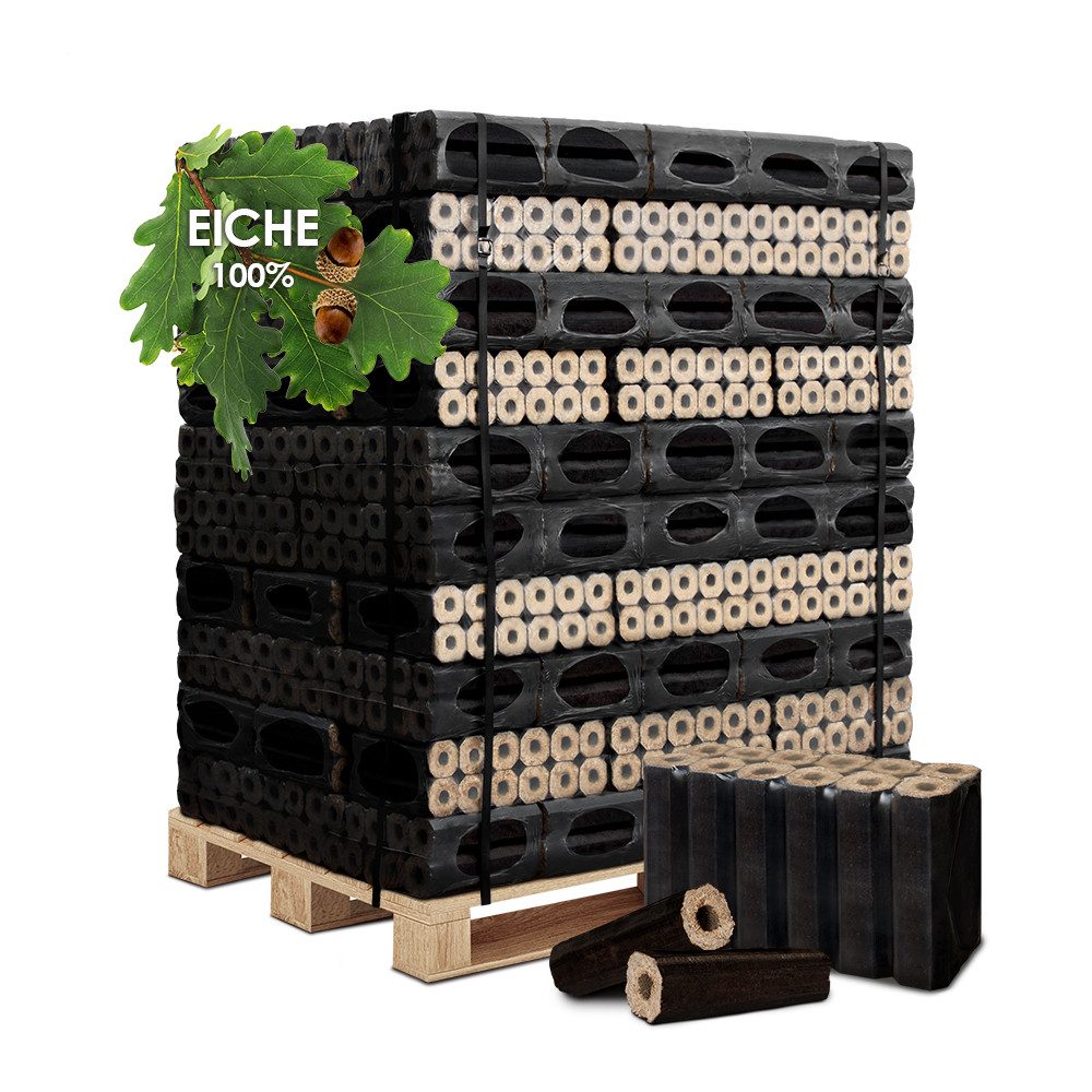 JSM-Brennholz Holzbriketts JSM-Brennholz Eichenholzbriketts Pini&Kay, 960 k günstig online kaufen