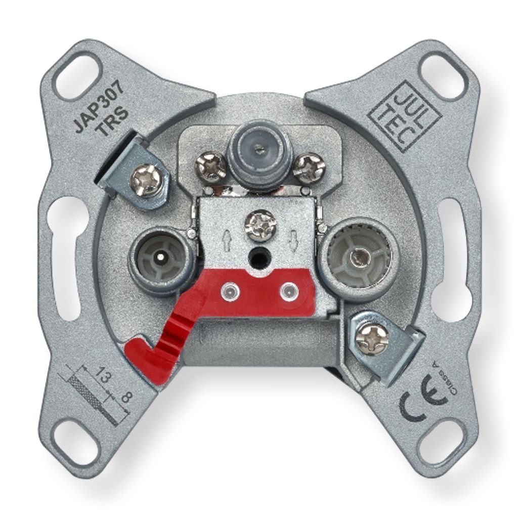 JULTEC Antennensteckdose Enddose 7dB 3-loch programmierbar