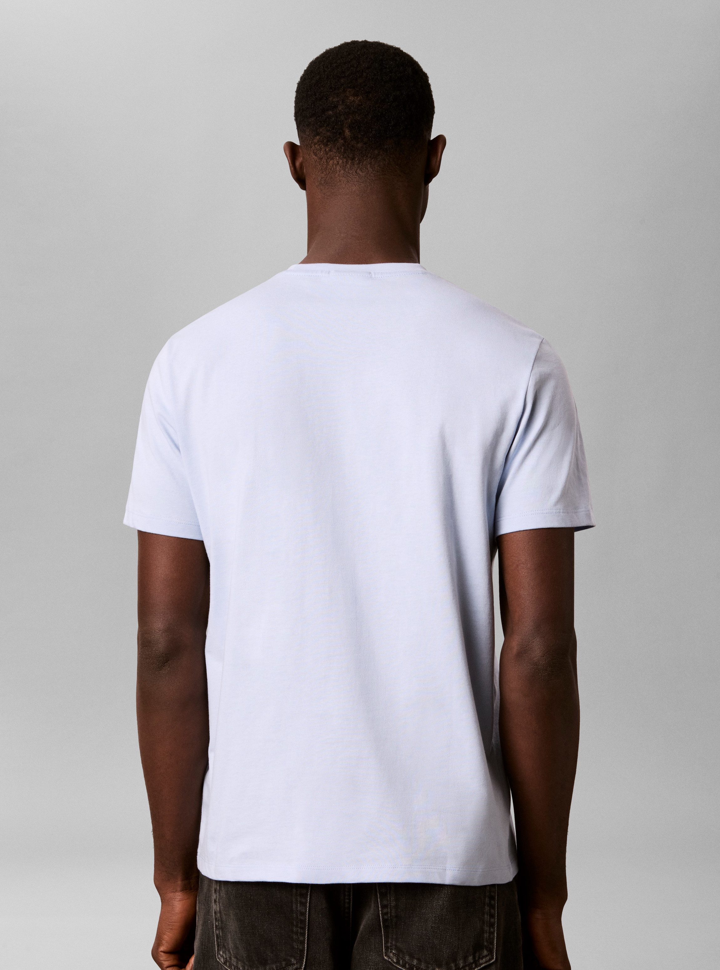 Calvin Klein Jeans T-Shirt CLASSIC MONOGRAM TEE Regular fit mit Rundhalsausschnitt – Bild 3 von 5