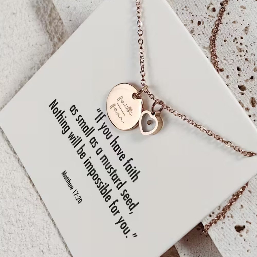 XCOAST Statementkette Seed of Hope Edelstahl Kette – Glaubensschmuck mit He günstig online kaufen