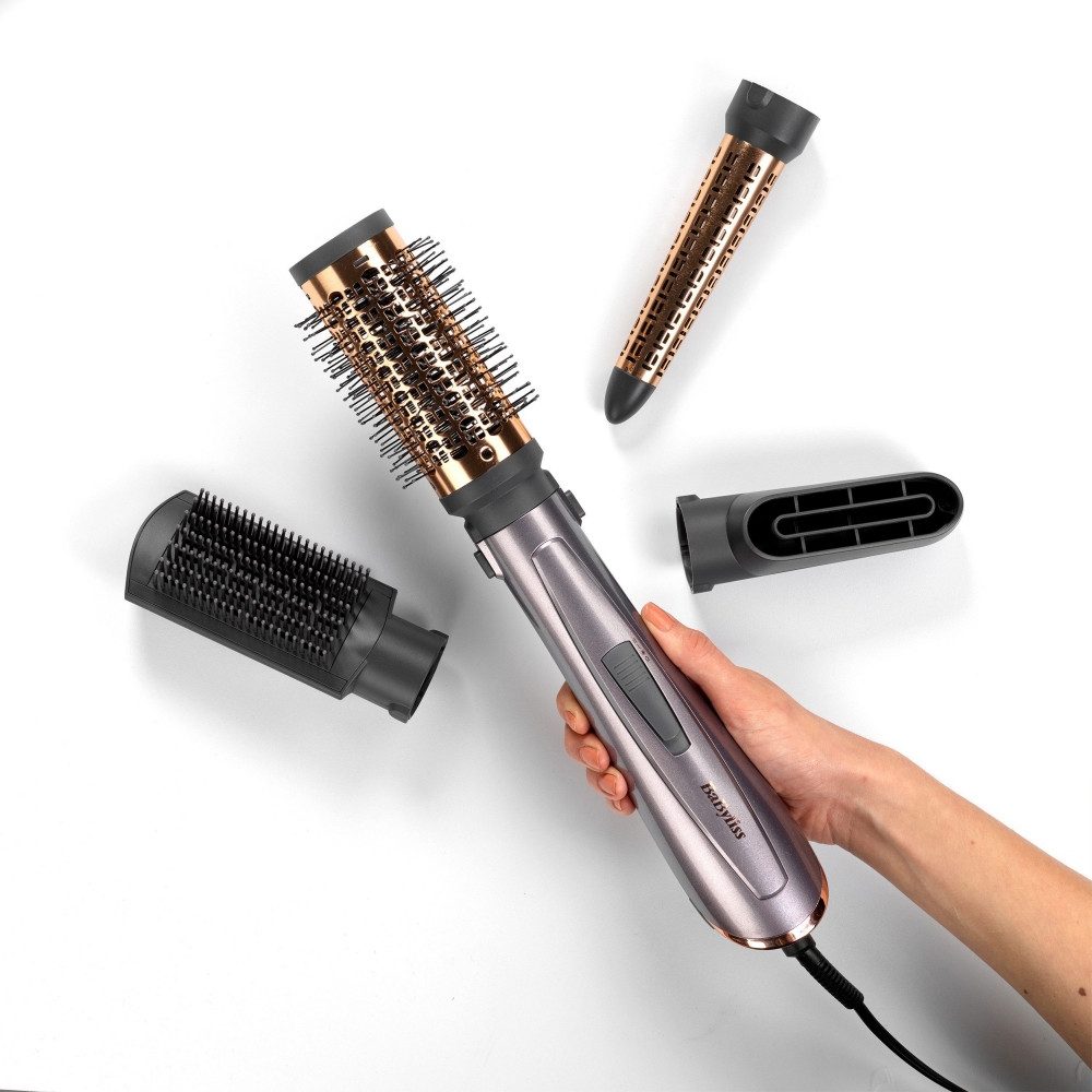 BaByliss Warmluftbürste Air Style 1000 - Warmluftbürste - grau/rosegold