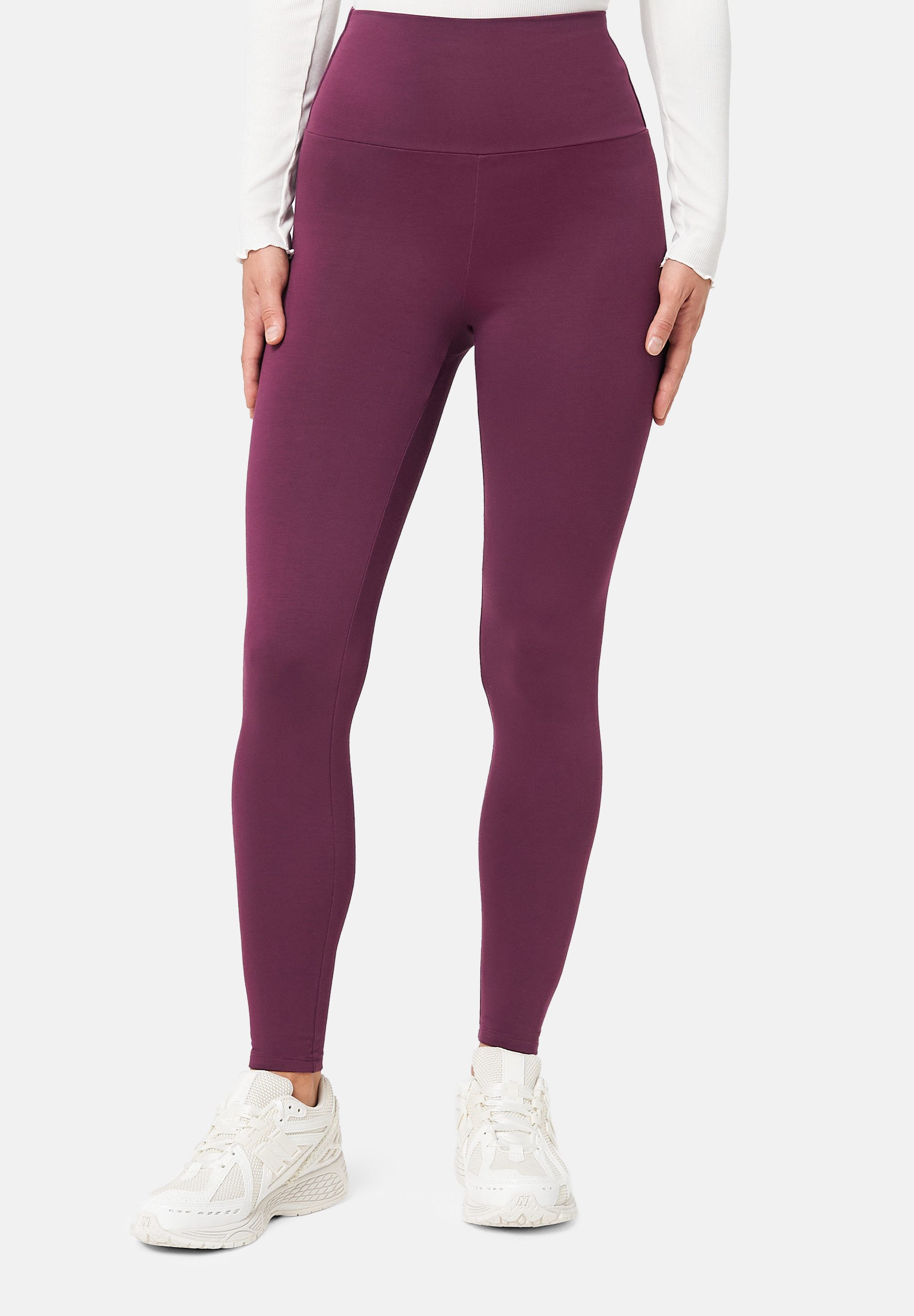 Les Lunes Leggings LUNA Warm Leggings Thermo Hoher Bund, gebrushte Innenseite, Wärmendes Material, volle Длина