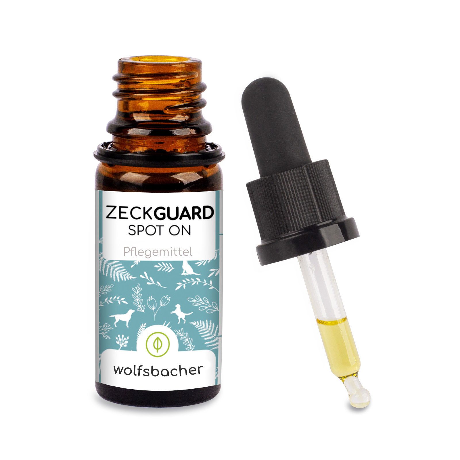 Wolfsbacher Natur ZeckGuard - Spot-On für Hunde, Katzen und Pferde, für: Hund, Katze