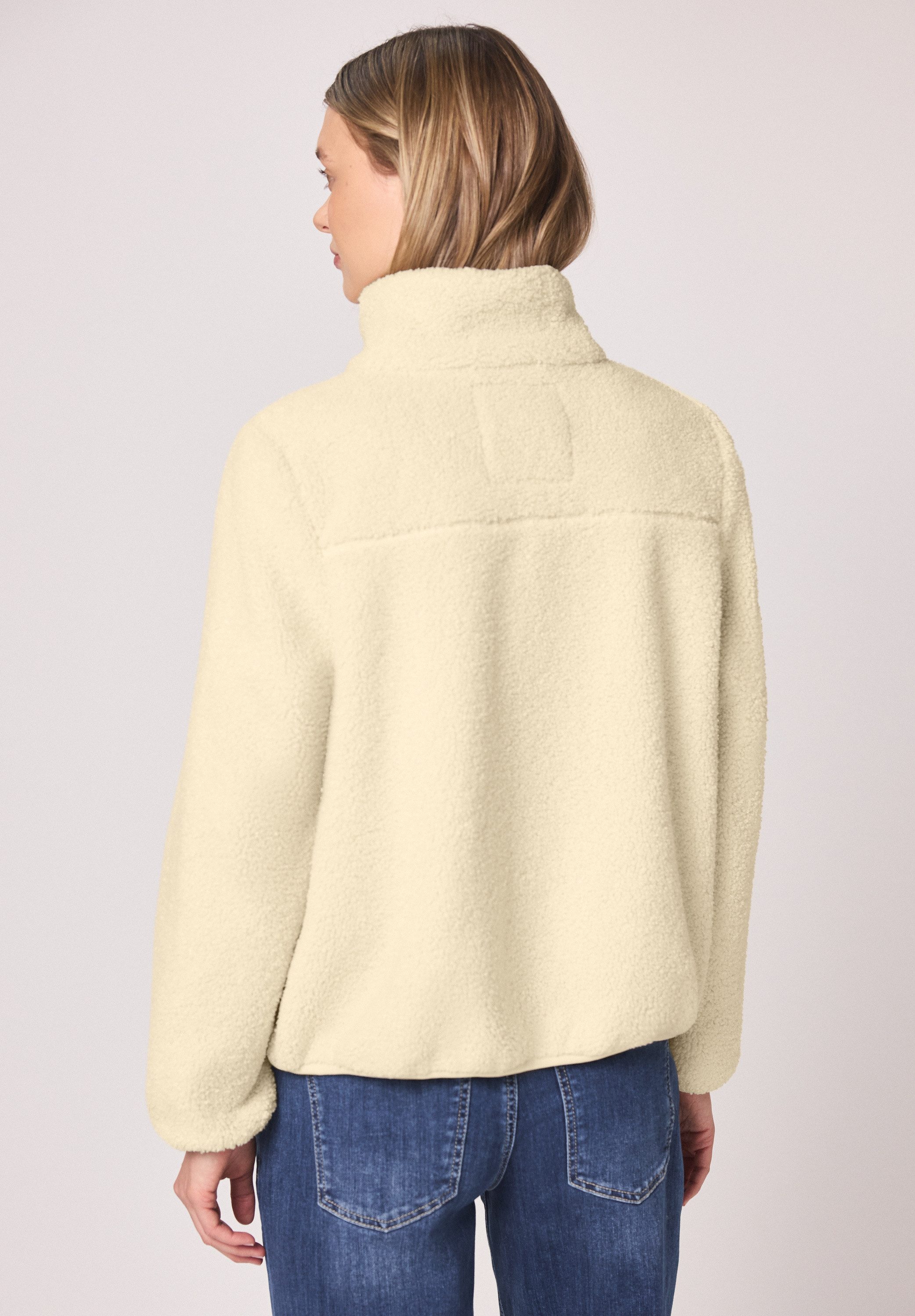 STREET ONE Fellimitatjacke aus Lammfell-Imitat