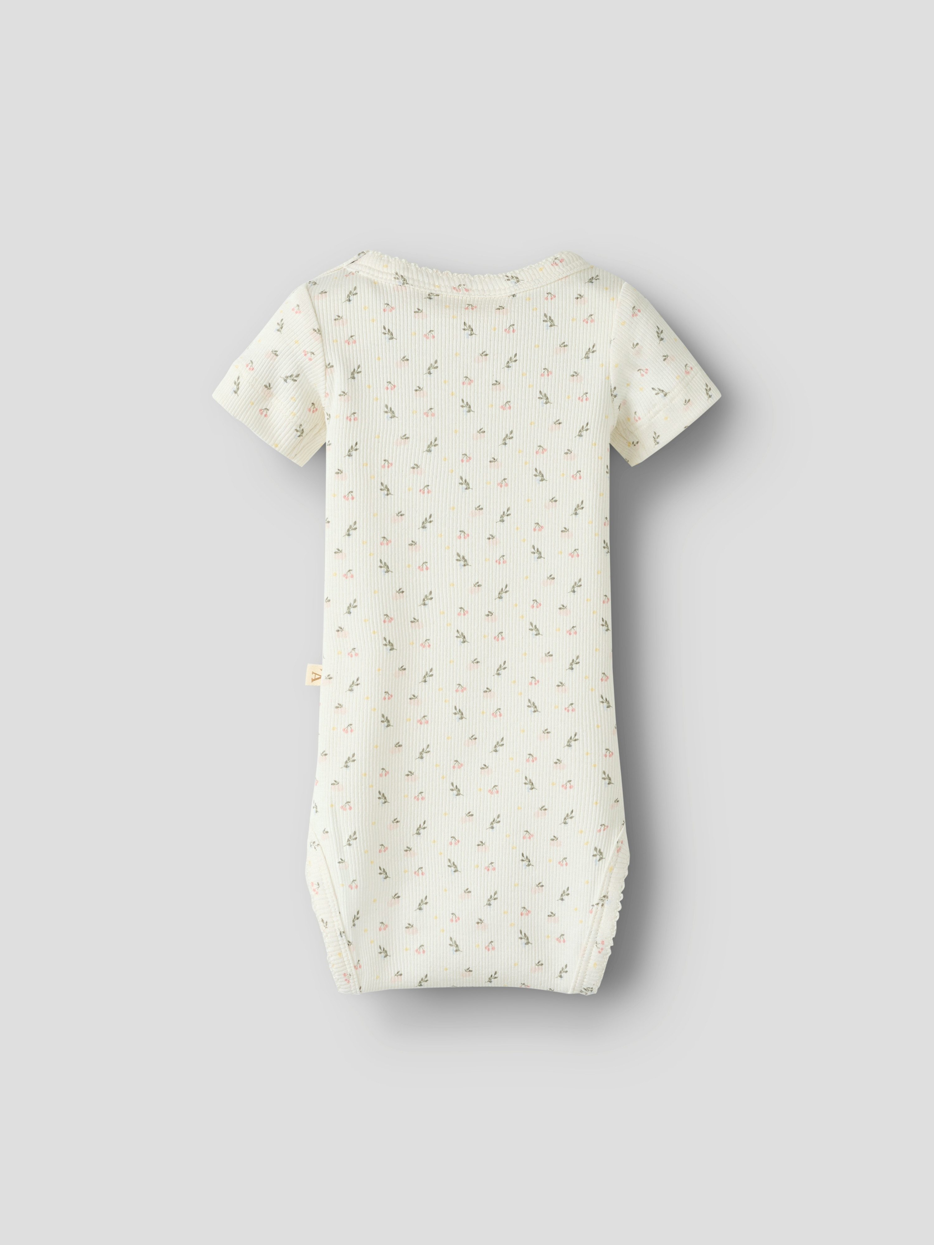 Lil' Atelier Kurzarmbody NBFGAGO SS SLIM BODY LIL NOOS Baumwollmischung, Druck, Kurzarm