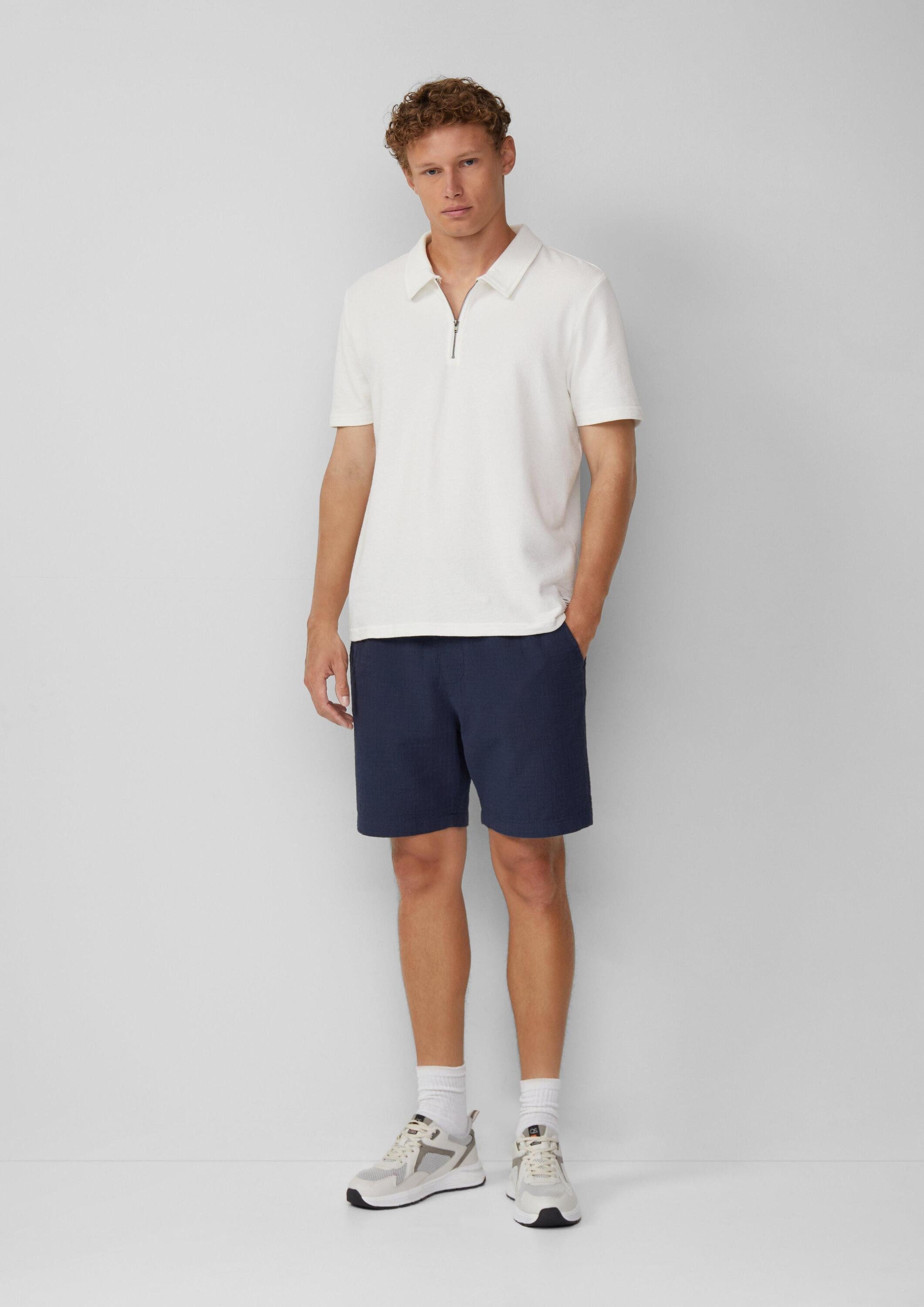 QS Shorts Bermuda Shorts aus Strukturkrepp günstig online kaufen
