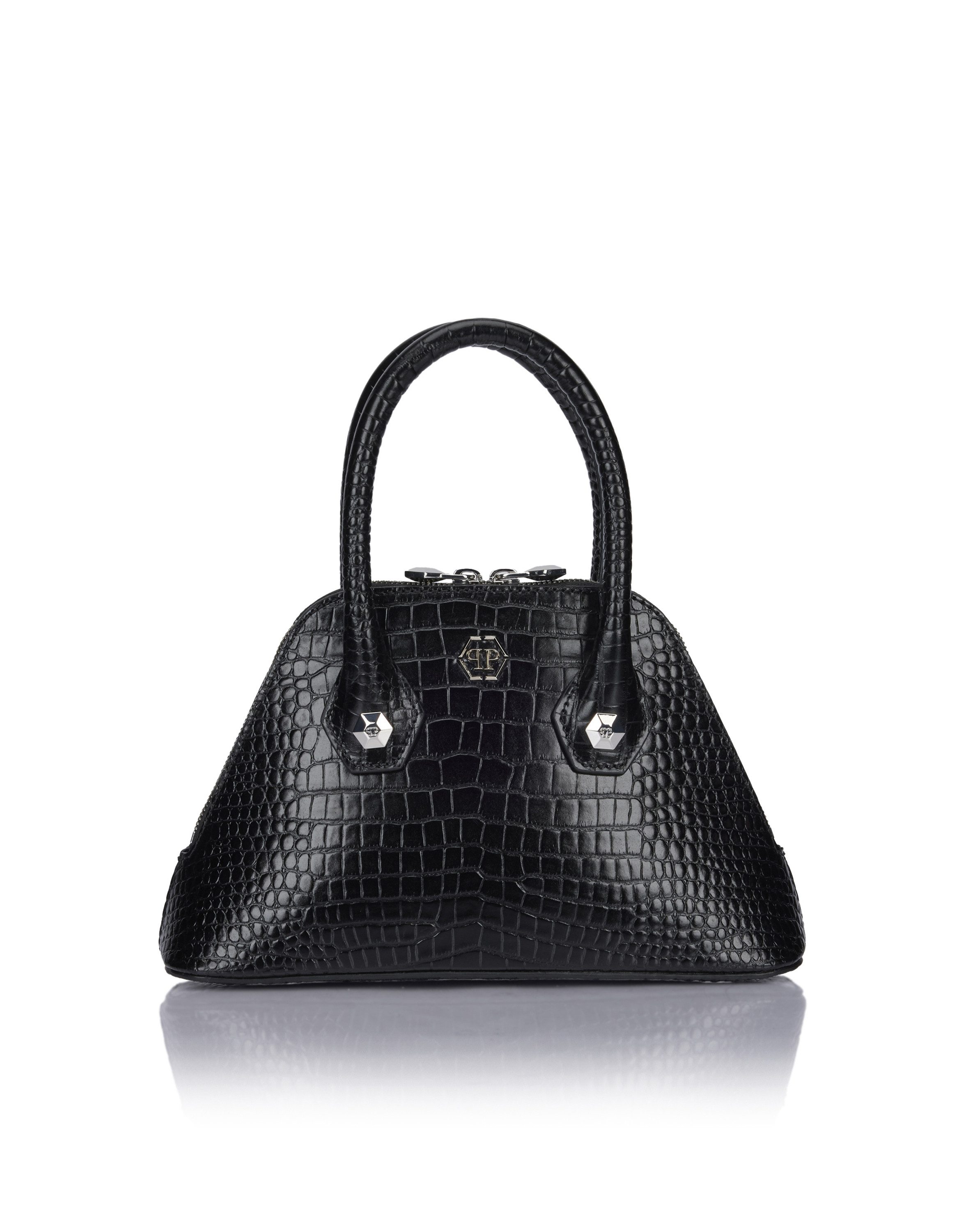PHILIPP PLEIN Handtasche Cocco Crocco Geprägt