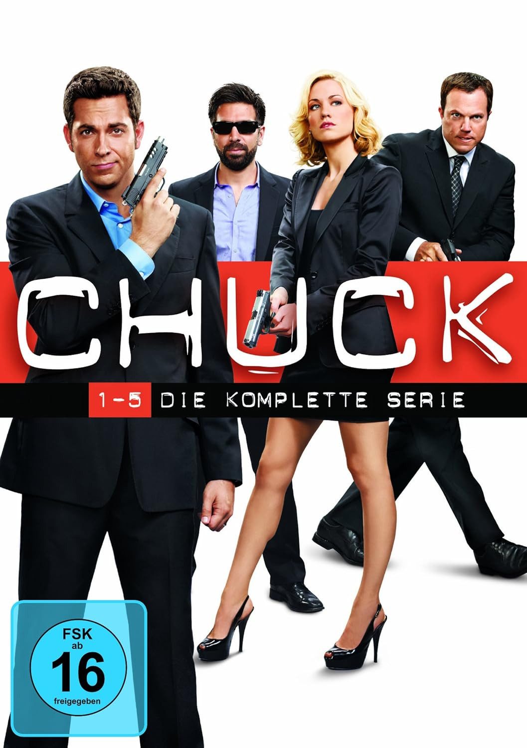 Universal Pictures DVD Chuck: Die komplette Serie Staffel 1-5, (23-St., Box-Set)