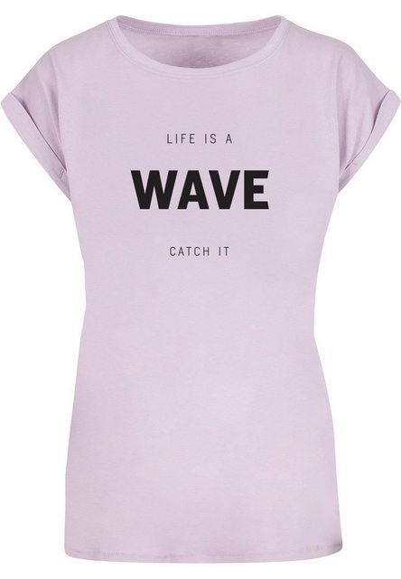 Merchcode T-Shirt Merchcode Damen Ladies Summer - Life is a wave T-Shirt (1 günstig online kaufen