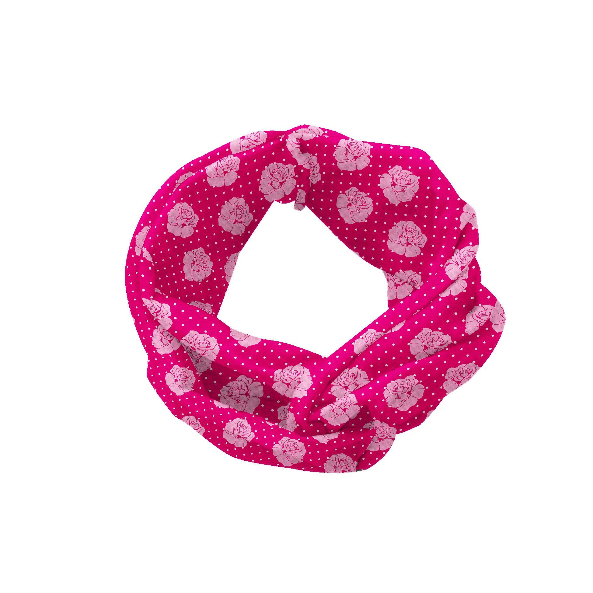 Elastisch Rosen-Liebe-Punkt Hot Pink Vintage Stirnband alltags Angenehme und accessories Abakuhaus