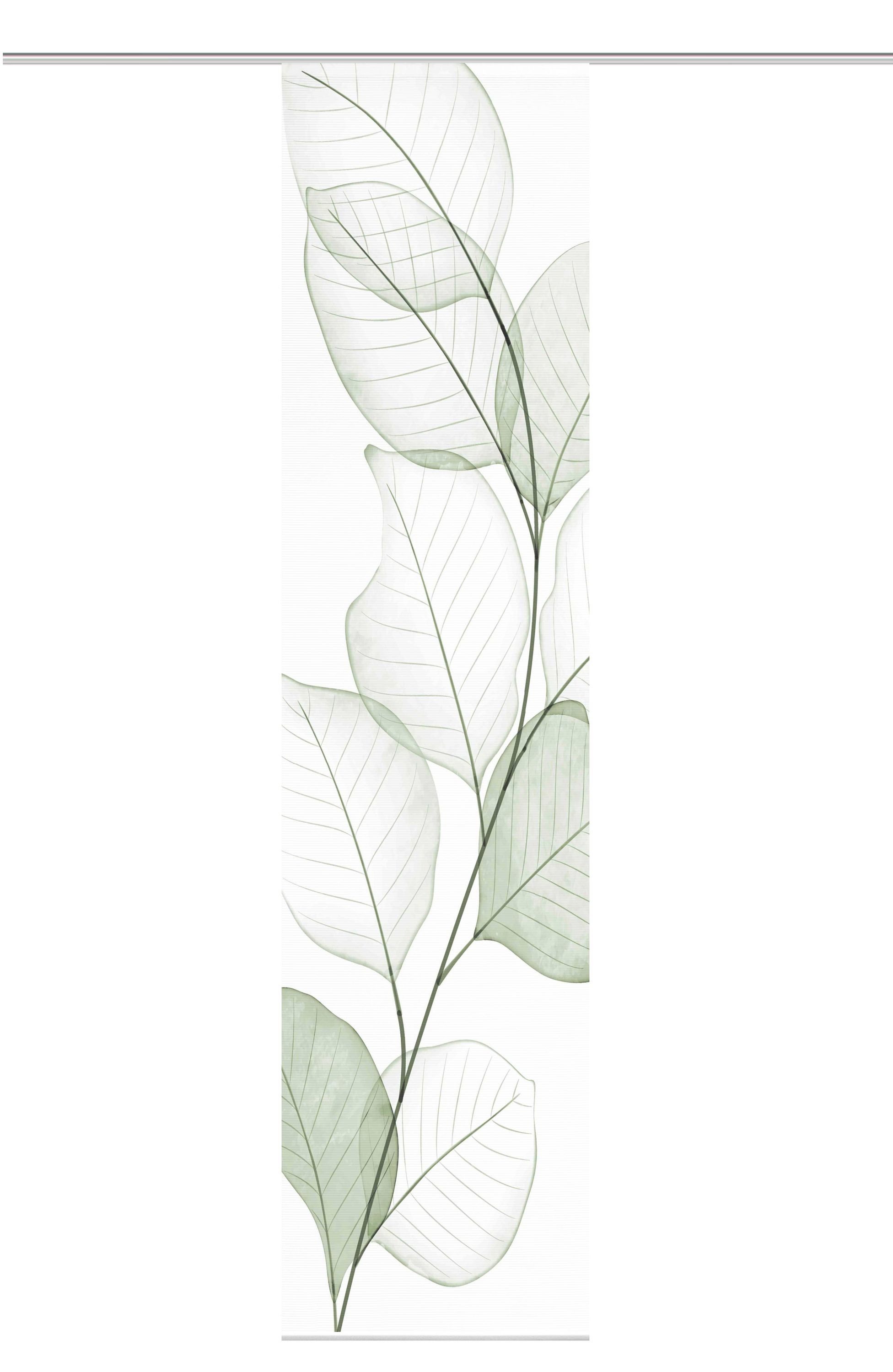 Vision S Schiebegardine Vision S YULE Schiebegardine, halbtransparent, Bambusoptik, 260x60 cm (1 St), Paneelwagen, halbtransparent, Polyester