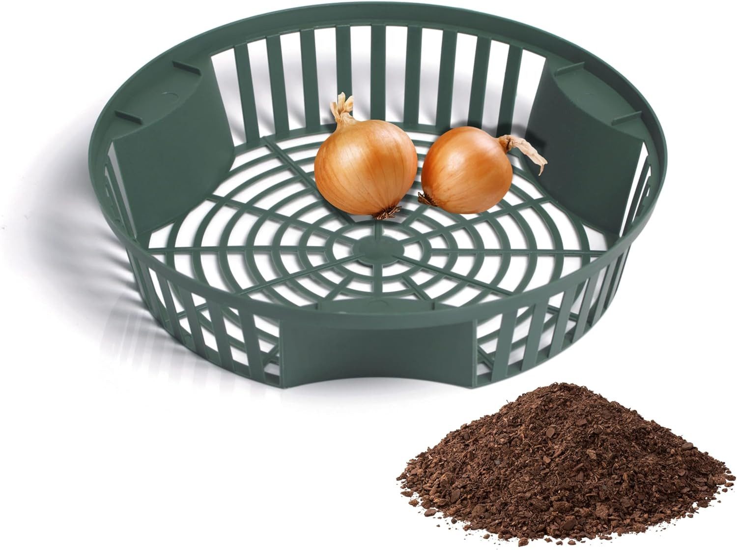 UPP Gartensieb UPP Zwibu - 2 in 1 Gartensieb und Zwiebelsieb, (2-St)