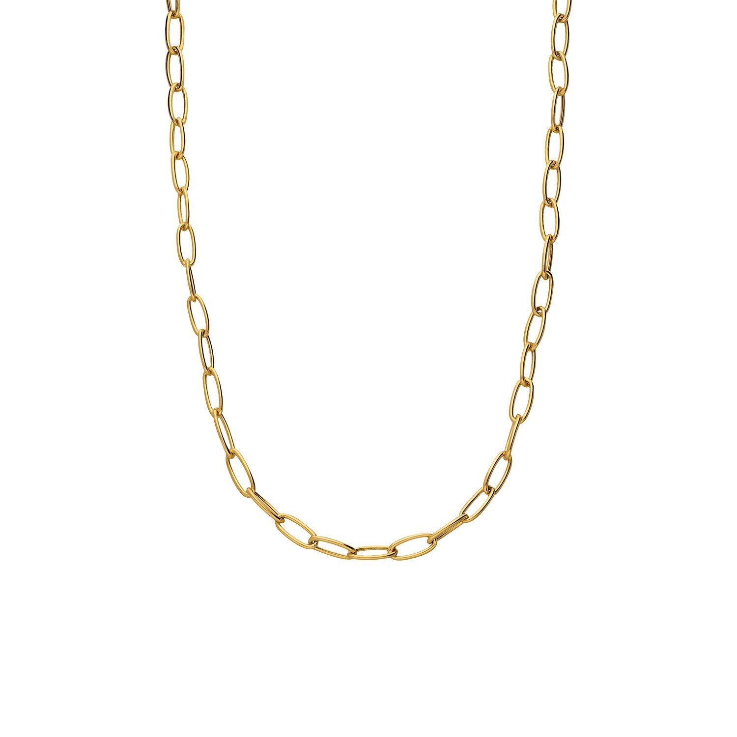 LUCARDI Gliederkette Halskette - 585 Gold - Gold - Damen