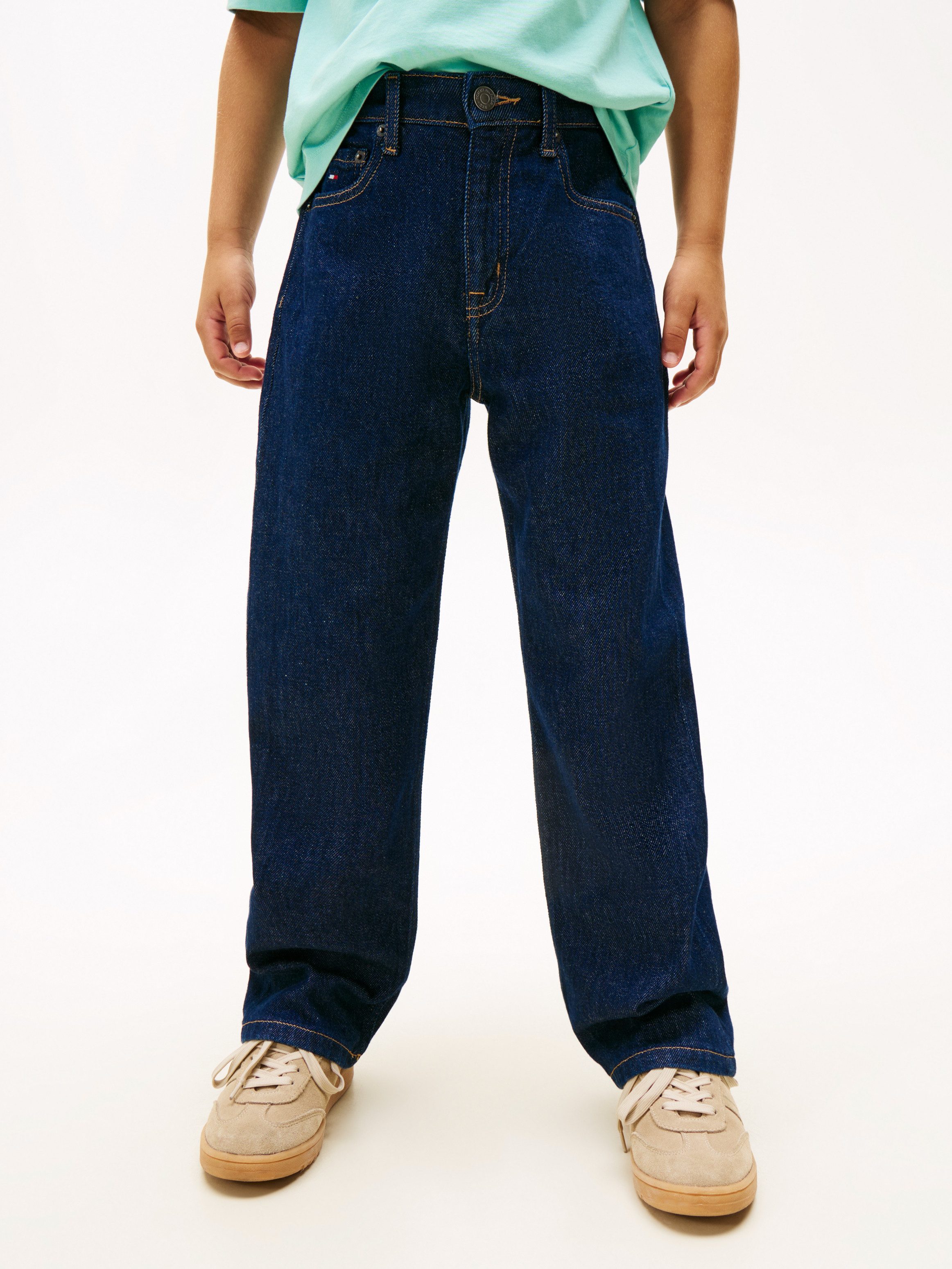 Tommy Hilfiger Gerade Jeans RELAXED RINSE JEANS Regular fit, für Kinder bis 16 Jahre