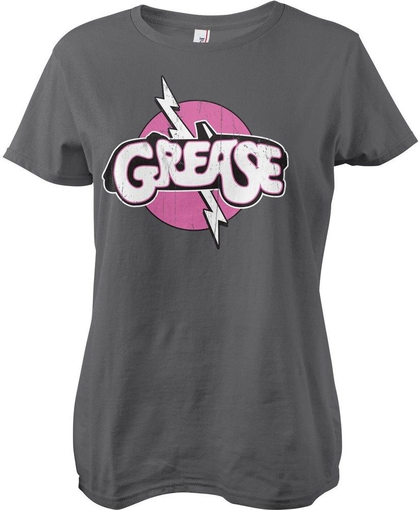 Grease T-Shirt Lightning Logo Girly Tee