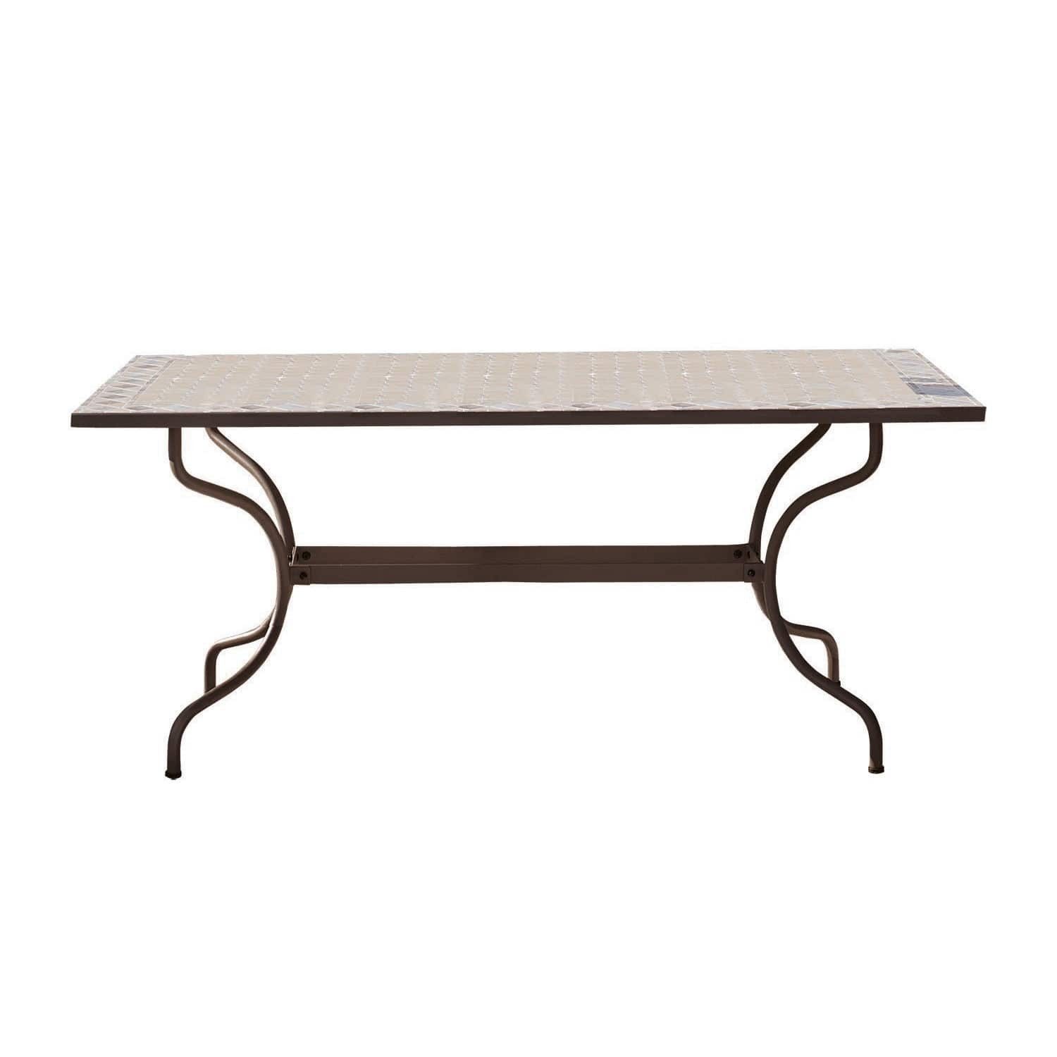 Mirabeau Gartentisch Tisch Labaroche grau/bunt