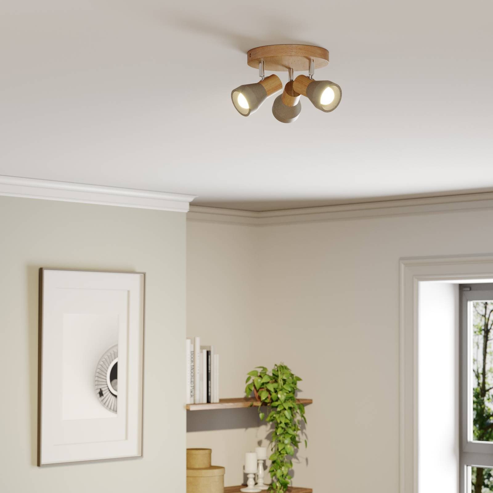 Lindby Deckenstrahler Filiz, Alu IP20, 3 x 10 W LED günstig online kaufen