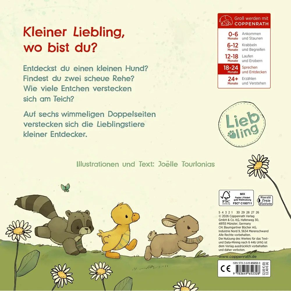 COPPENRATH DIE SPIEGELBURG Zeichenalbum Such mit, wo ist dein Lieblingstier? - Liebling