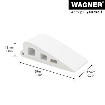 WAGNER design yourself Bodentürstopper Bodentürstopper TÜRKEIL - diverse Größen, Stopper aus hochwertigem Vollgummi/Kunststoff, zum Unterschieben