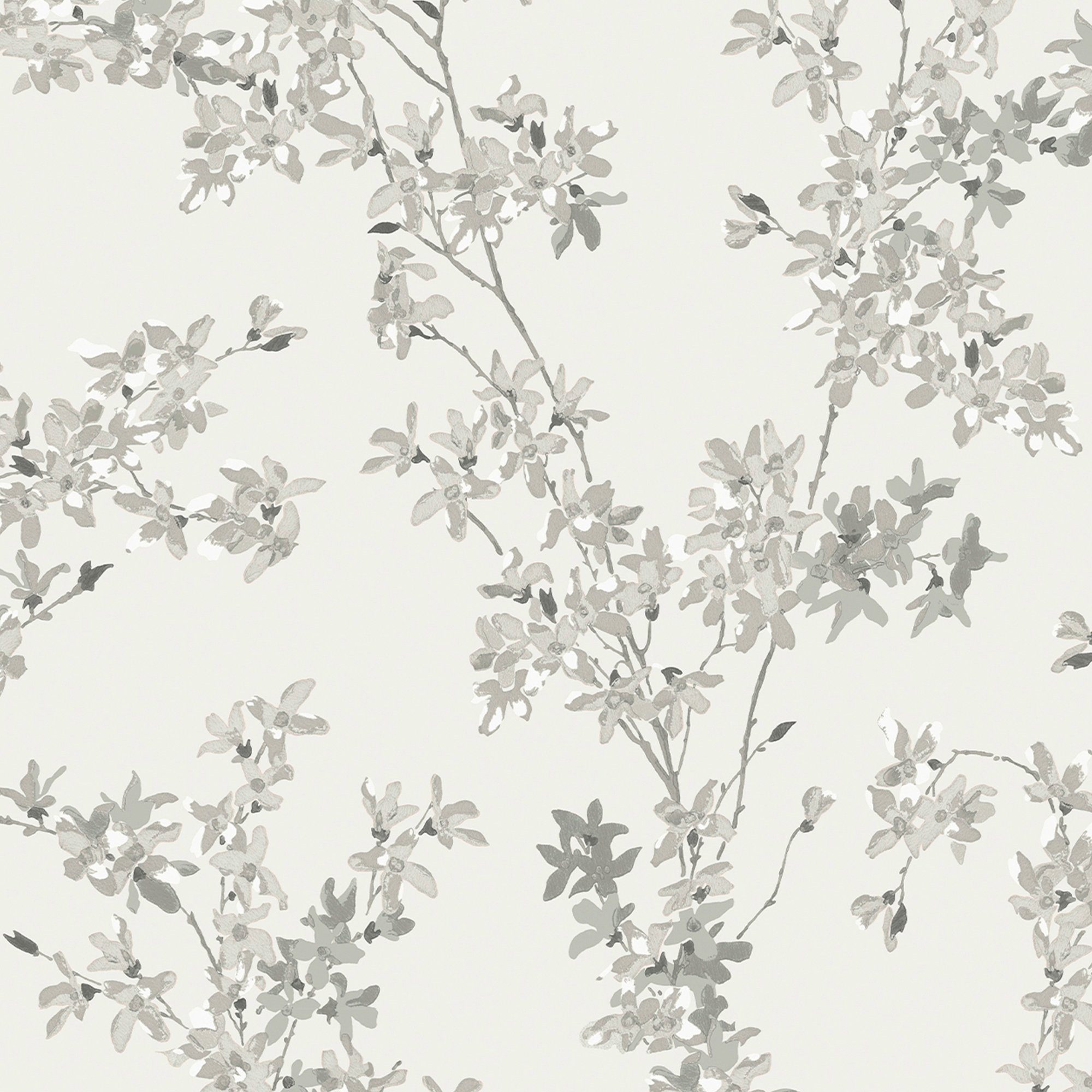 LAURA ASHLEY Vliestapete Forstyhia, gemustert, FSC® zertifiziert, mit lebhaftem Druck, 10 Meter Länge
