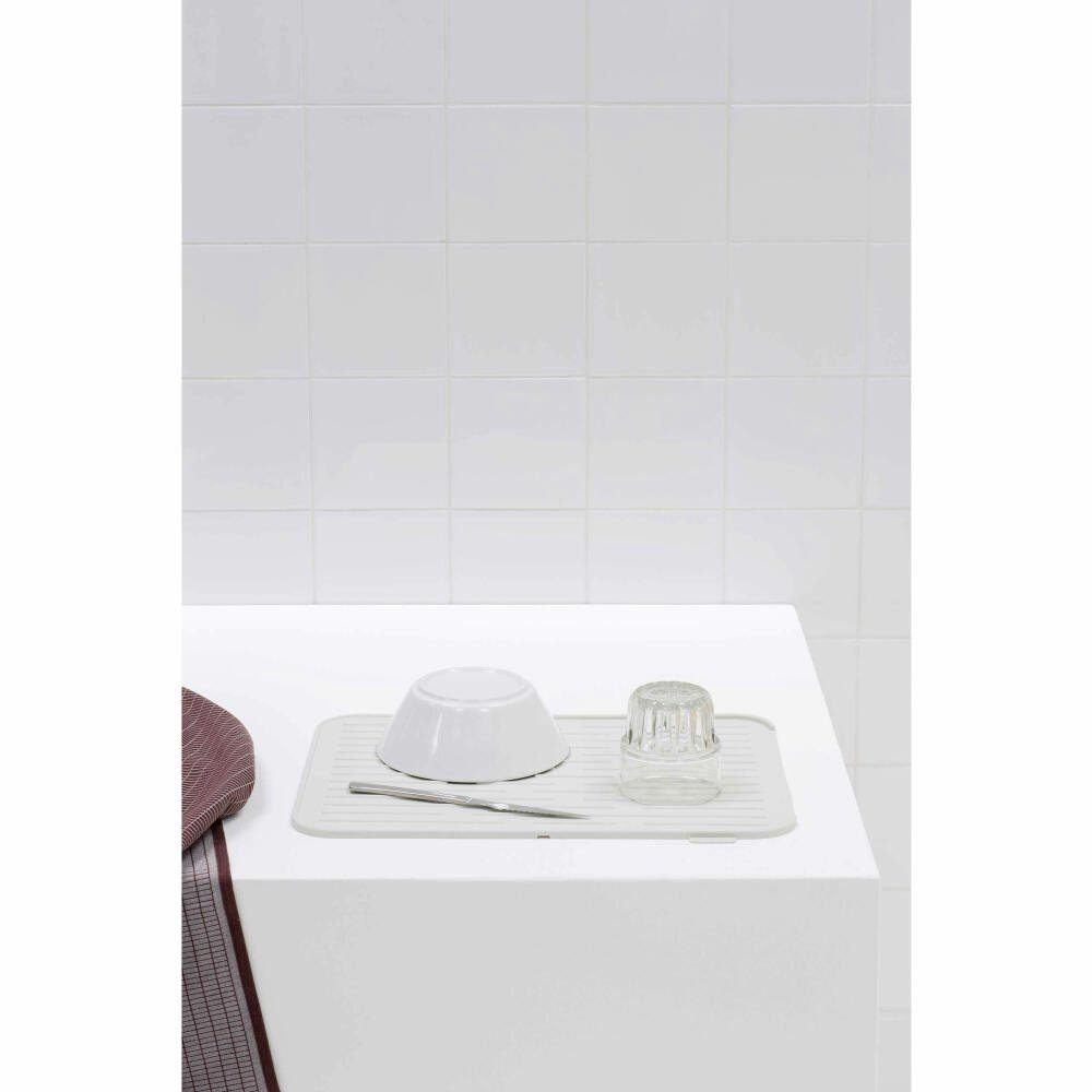 Brabantia Abtropfmatte Silikon Light Grey