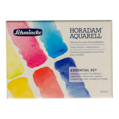 Schmincke Aquarellfarbe Schmincke Horadam Aquarell Essential Set 6 x 5 ml Tuben 74 632 097
