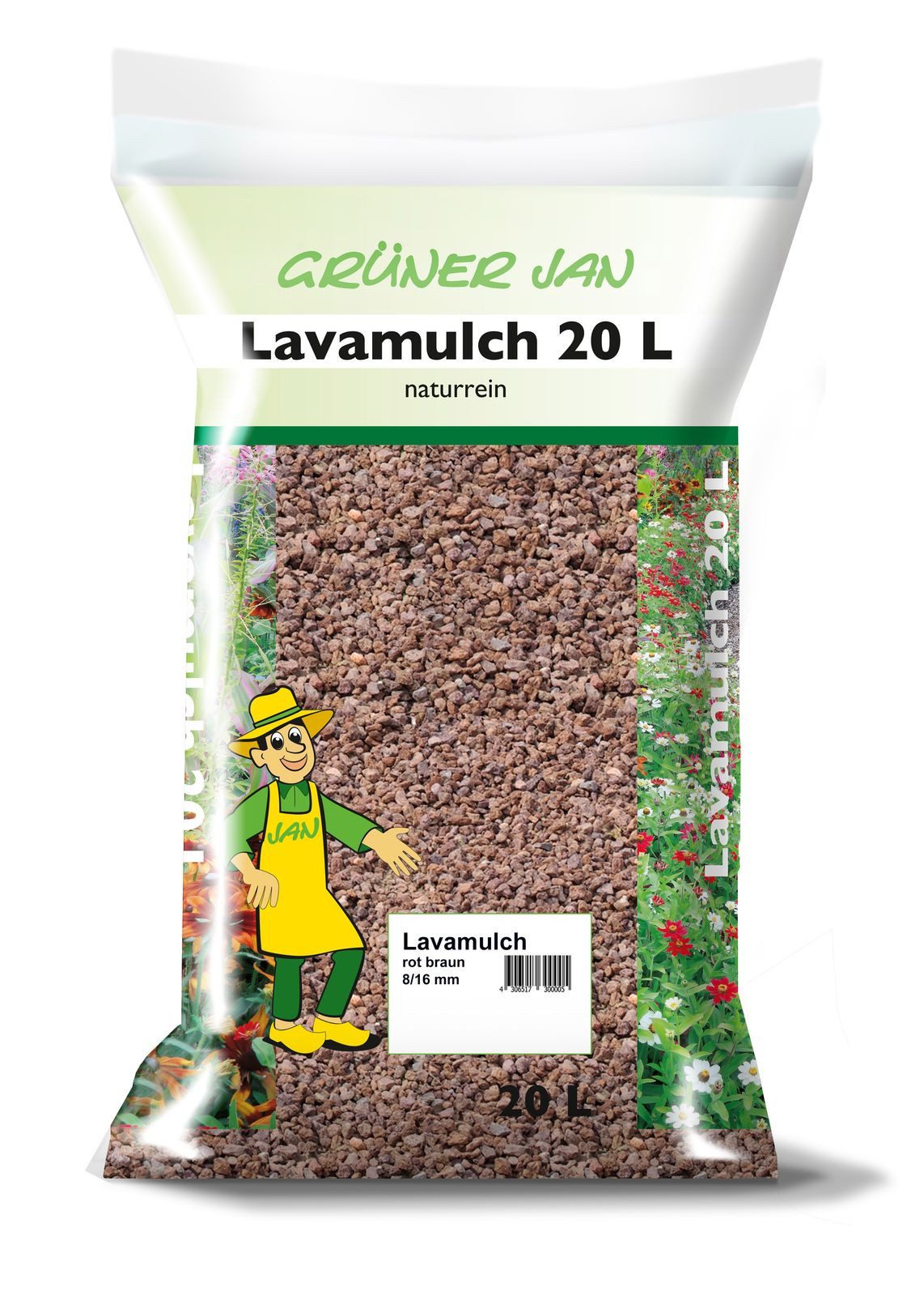 BURI Rindenmulch Lava-Mulch 20 Liter