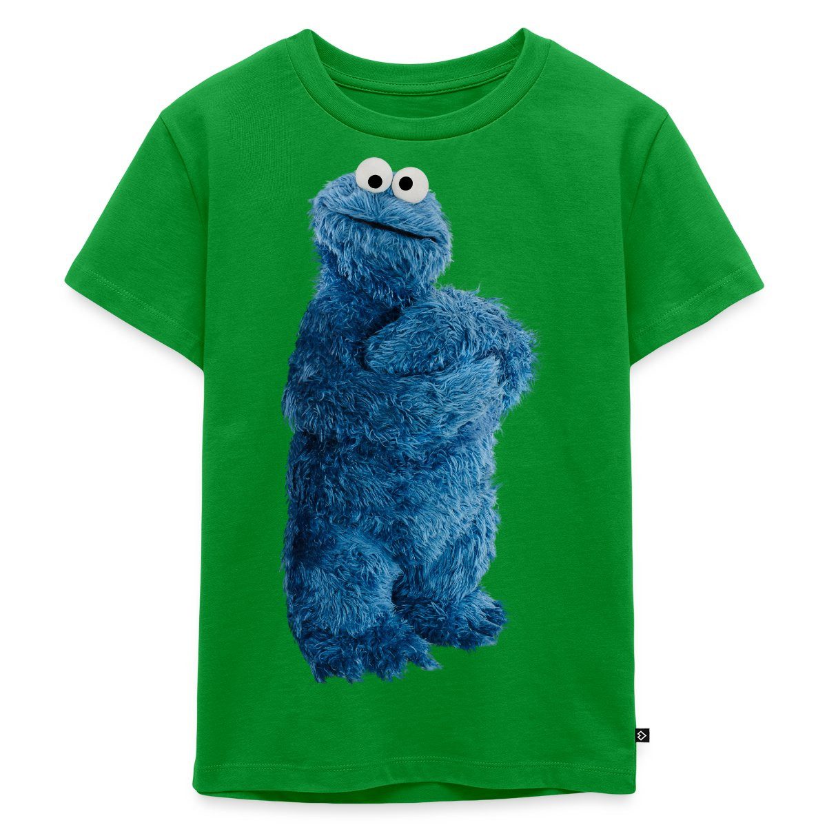 T-Shirt Sesamstraße Krümelmonster Pose Kinder Premium T-Shirt