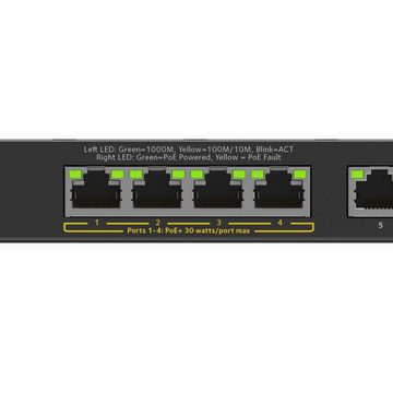 NETGEAR GS305EP Switch 5 Port Gigabit Ethernet LAN PoE Switch Plus Netzwerk-Switch
