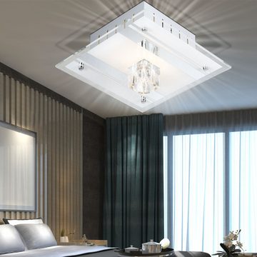 etc-shop LED Deckenleuchte, Leuchtmittel inklusive, Warmweiß, LED 1,9 Watt Decken Leuchte Glas Beleuchtung Lampe Licht G9-