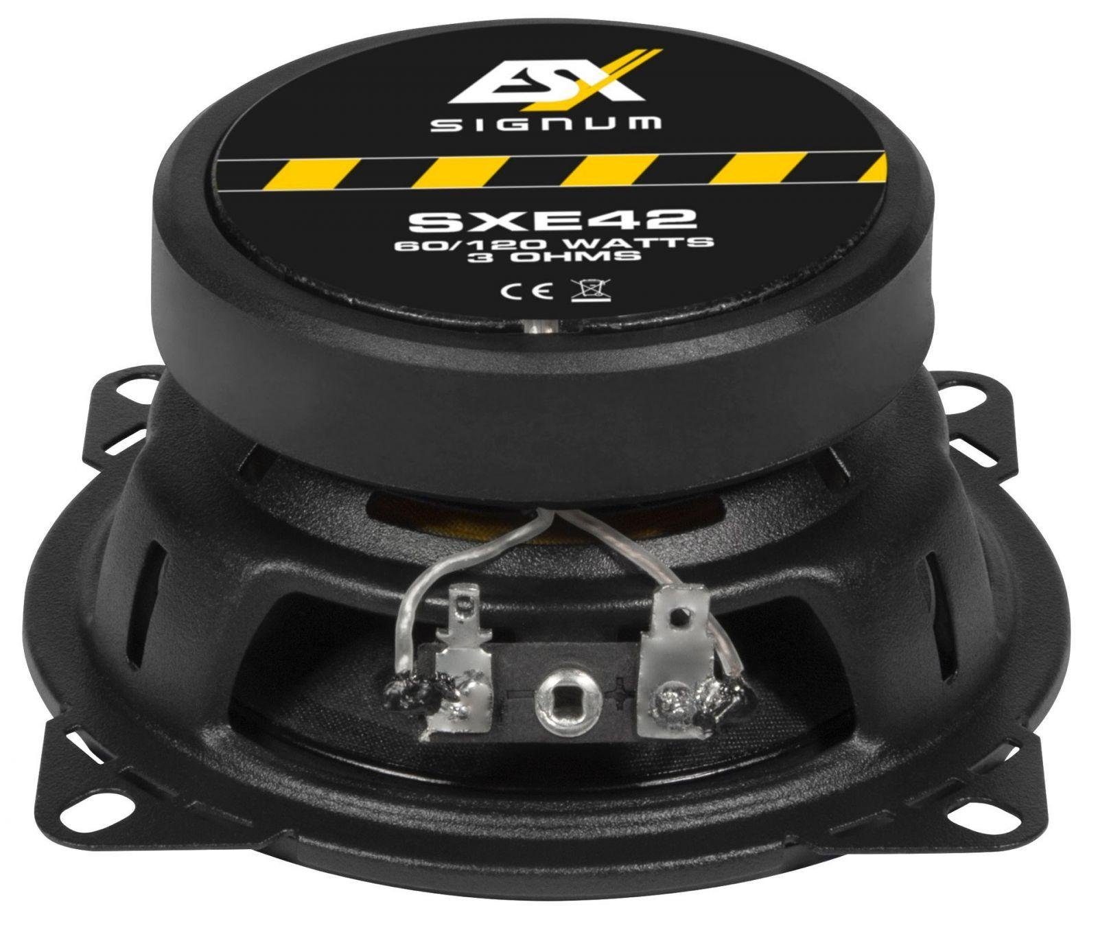 SXE-42 10 120 Watt 2-Wege Auto-Lautsprecher Koax SIGNUM ESX cm mit